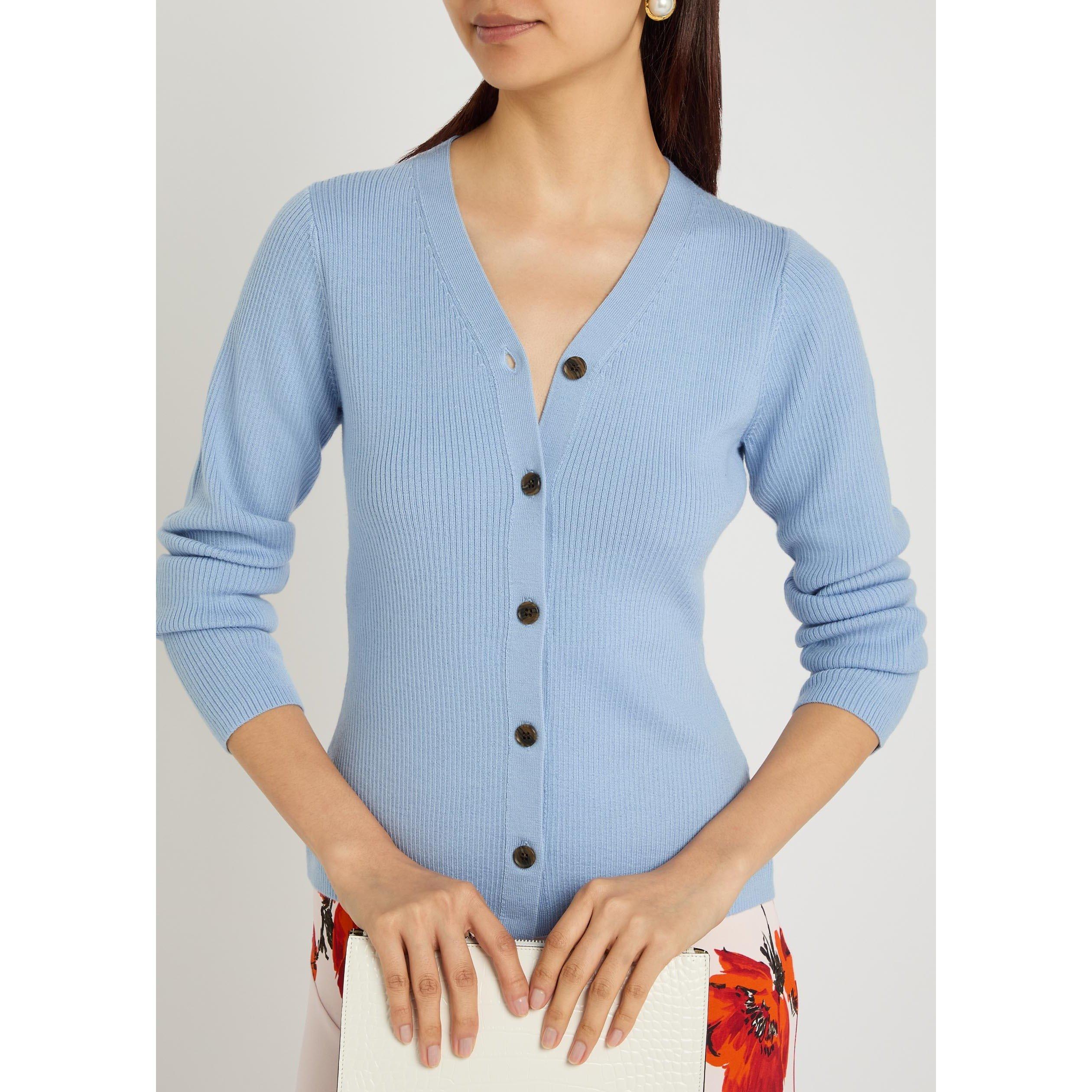LIGHT BLUE - Emilia Wickstead - ASH MERINO WOOL - 4