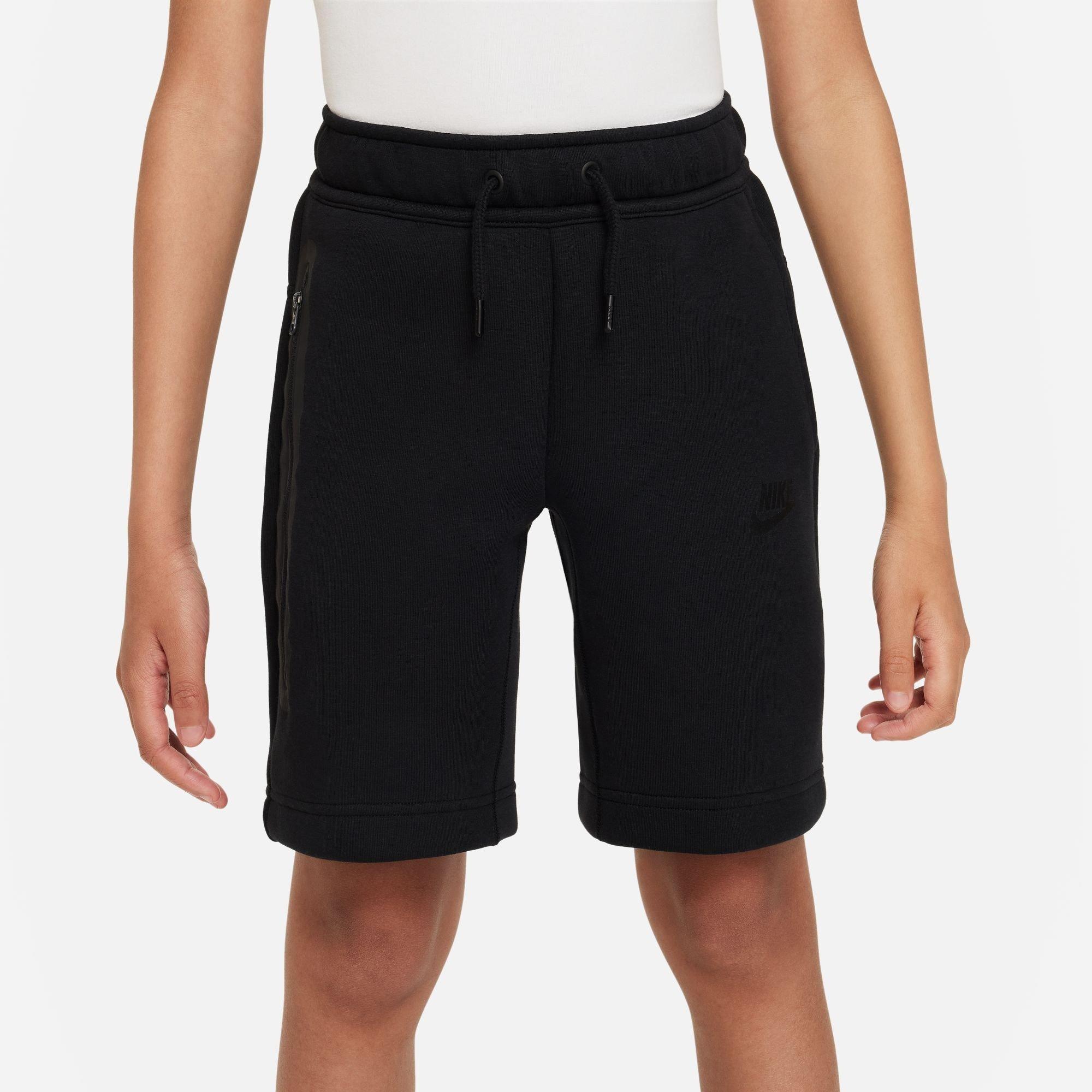 Black - Nike - Tech Fleece Big Kids' (Boys') Shorts - 1