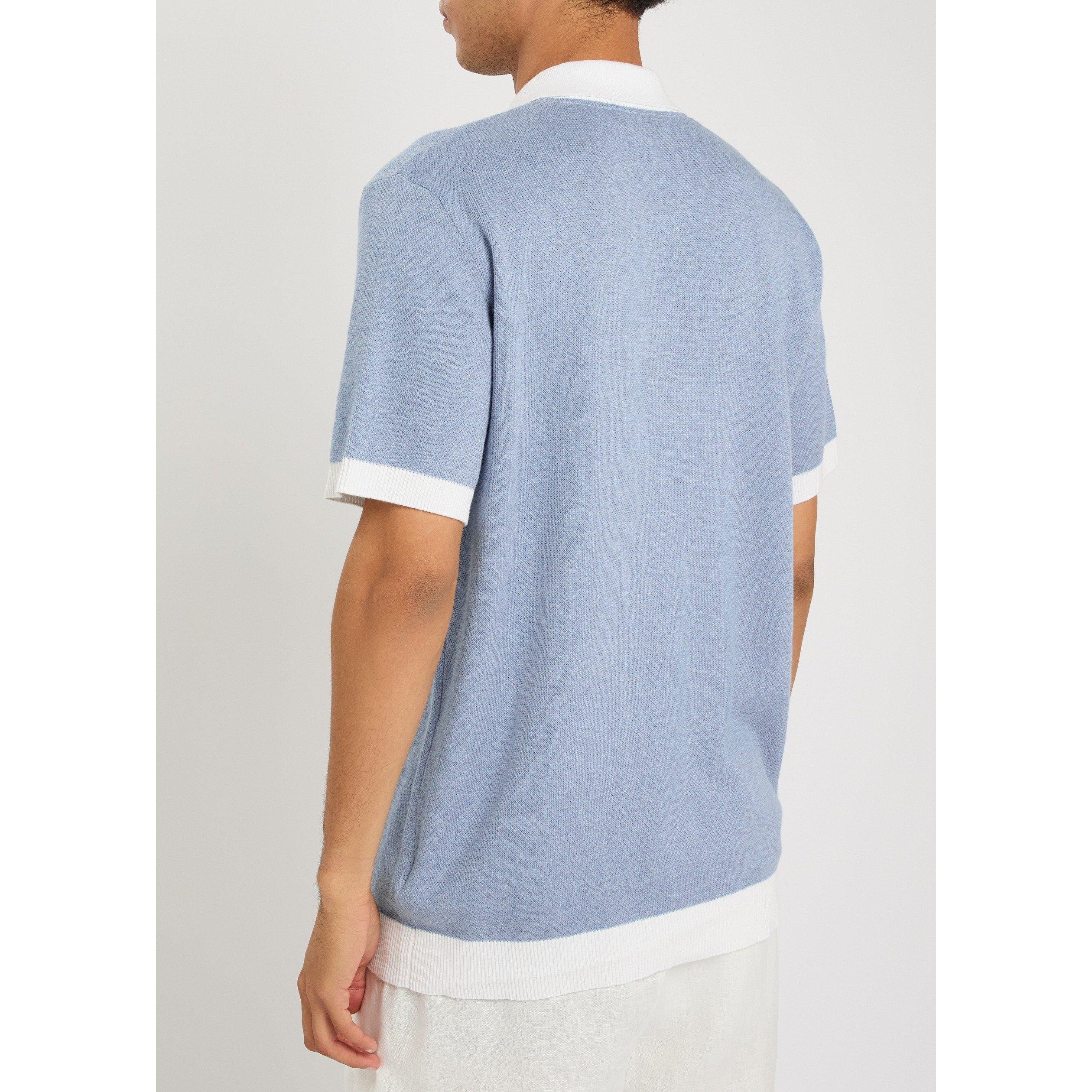 BLUE AND OTHER - Sandbanks - Men's Cotton Short-Sleeve Polo Shirt - 3