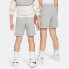 DkGrey Heather - Nike - Sportswear Club Fleece Big Kids' French Terry Shorts - 4