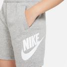 DkGrey Heather - Nike - Sportswear Club Fleece Big Kids' French Terry Shorts - 8