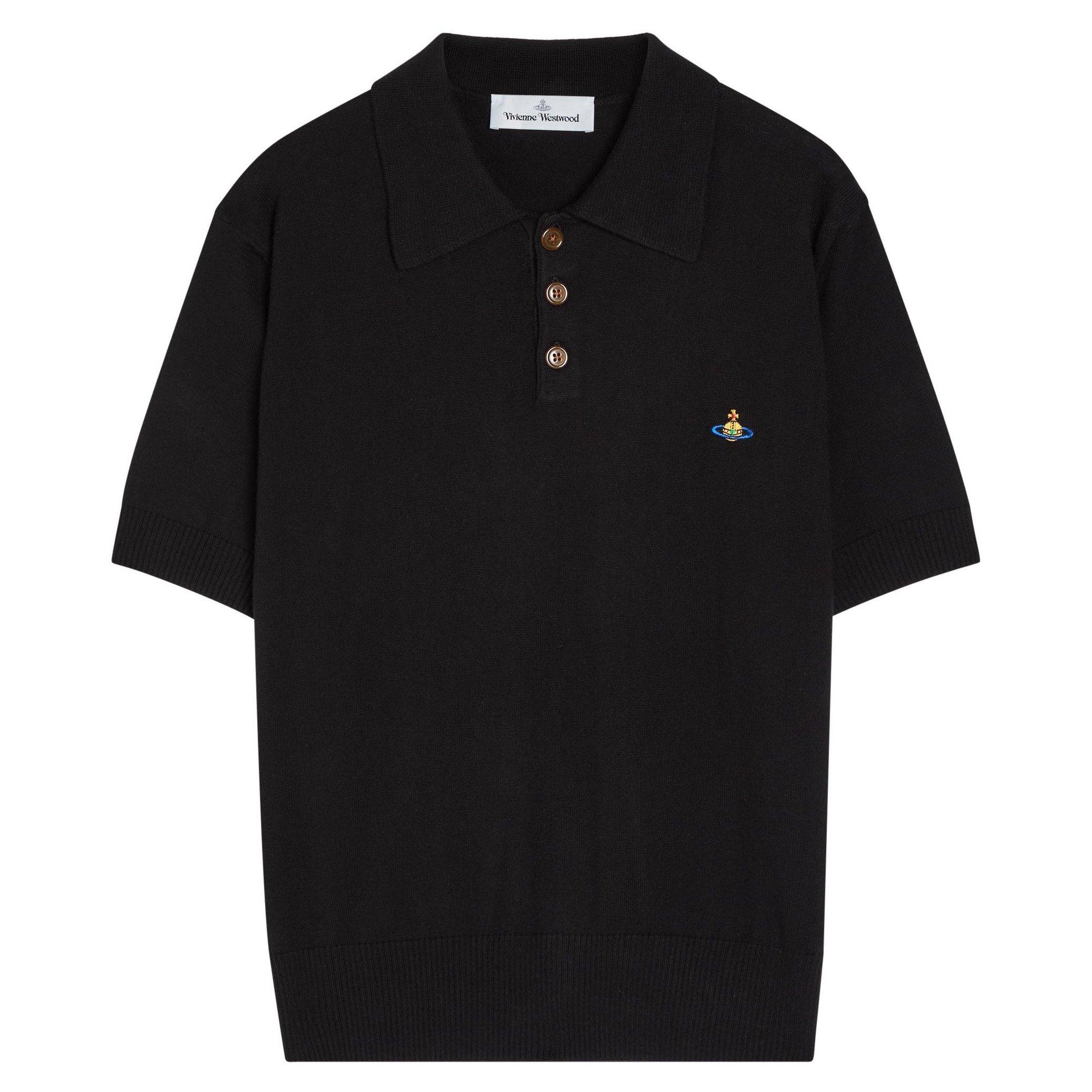 BLACK - Vivienne Westwood - VW KNIT POLO