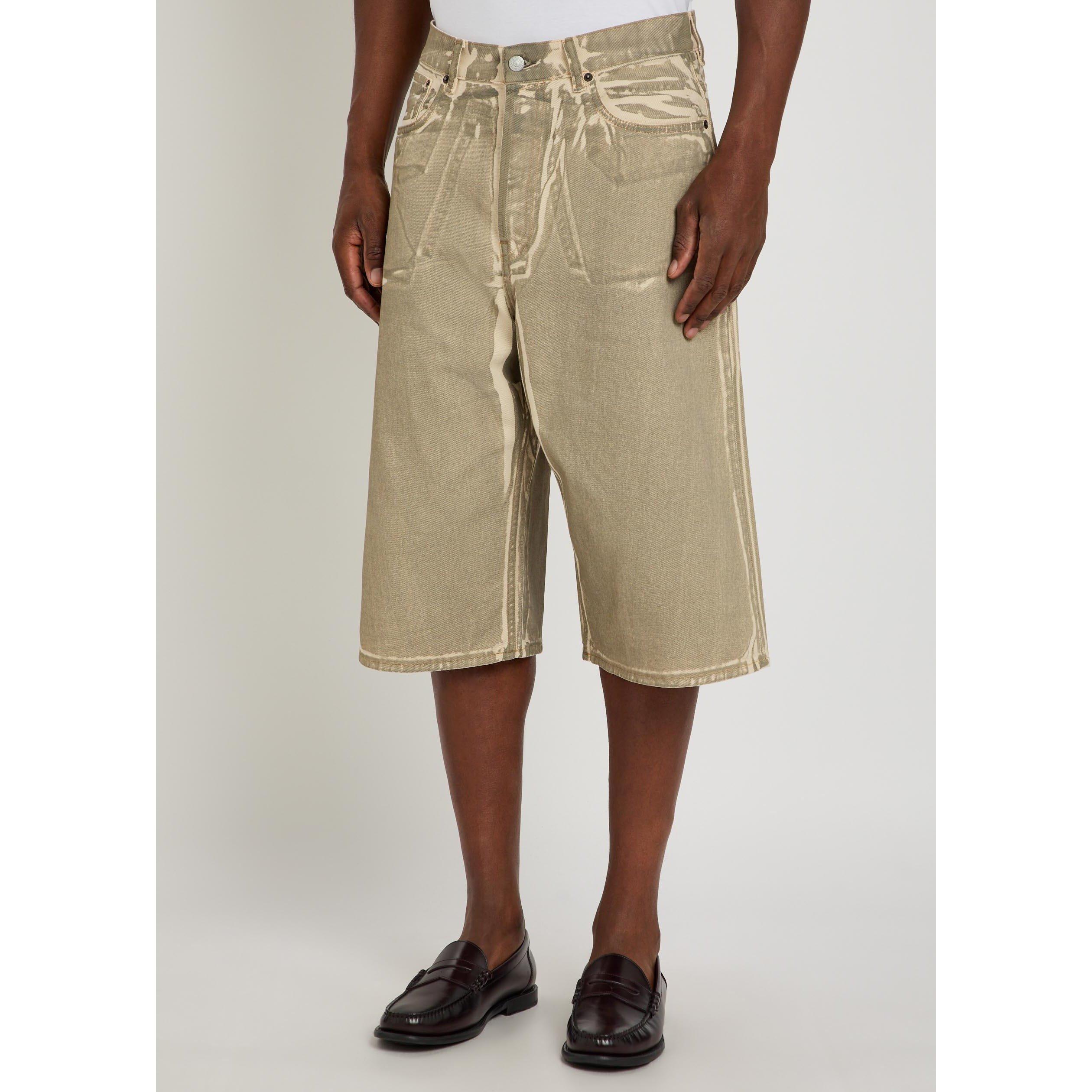 BEIGE AND OTHER - Acne Studios - Men's Wide-Leg Denim Shorts - 2