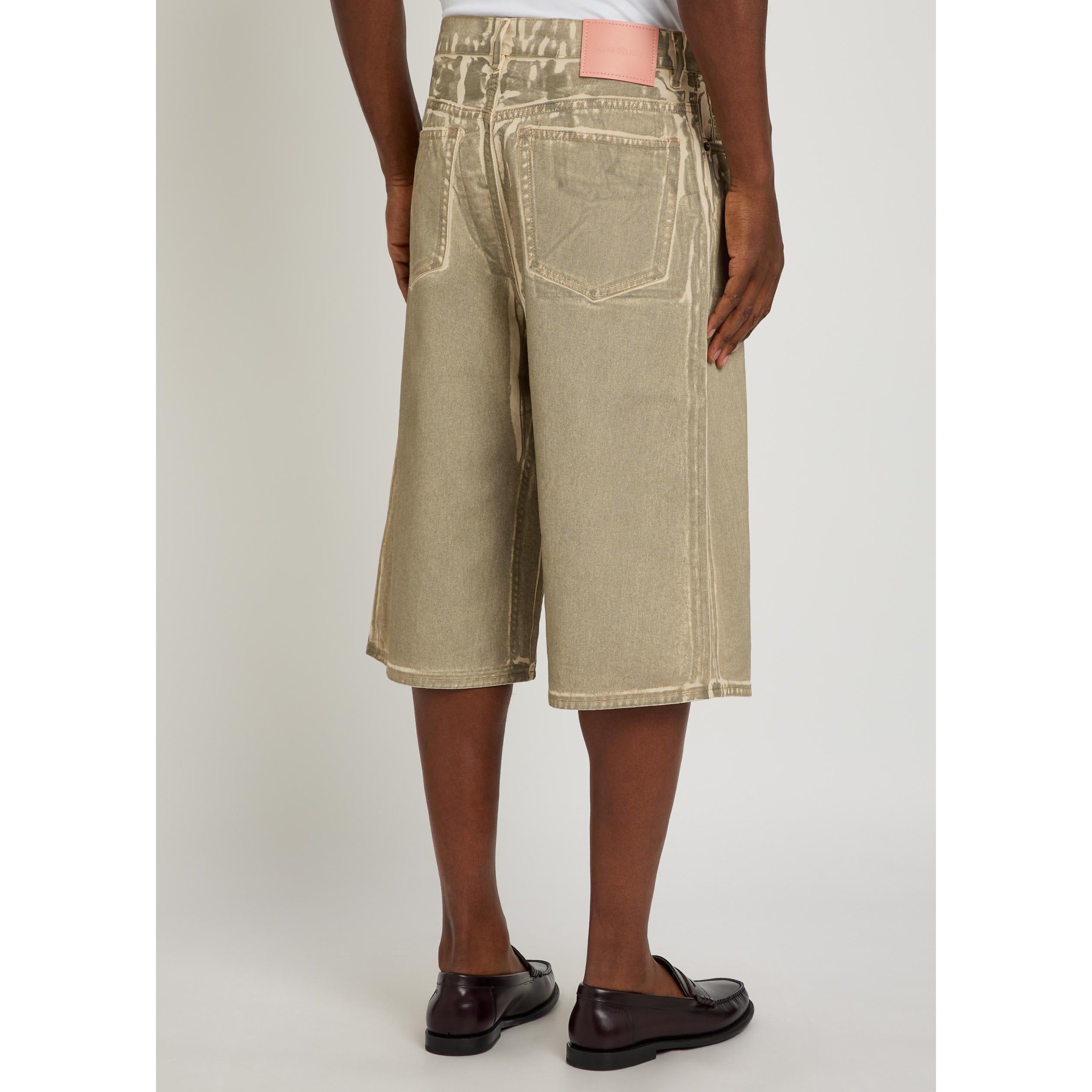 BEIGE AND OTHER - Acne Studios - Men's Wide-Leg Denim Shorts - 3