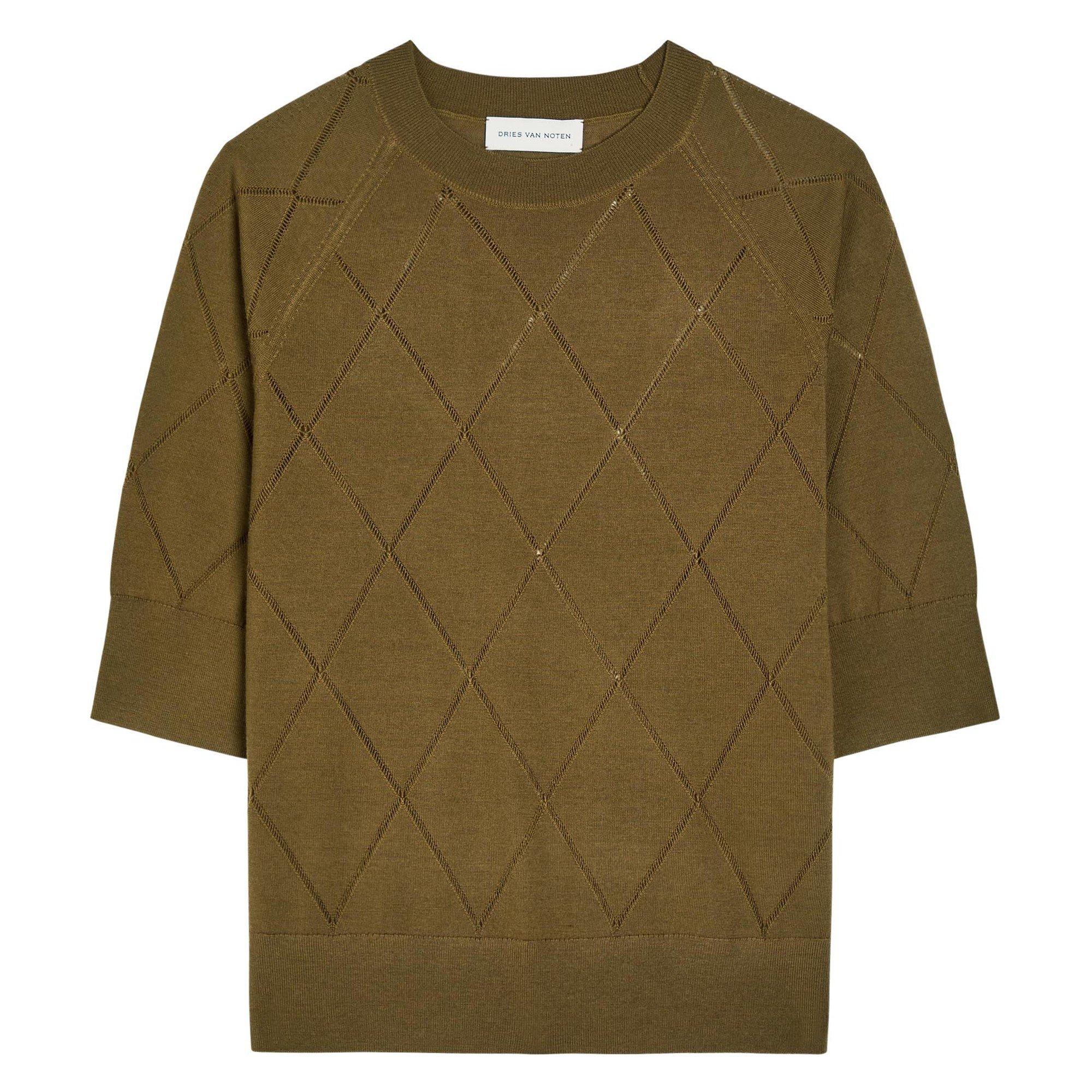 KHAKI - Dries Van Noten - 02310-TUAN BIS 4700 W.K.SWEATE