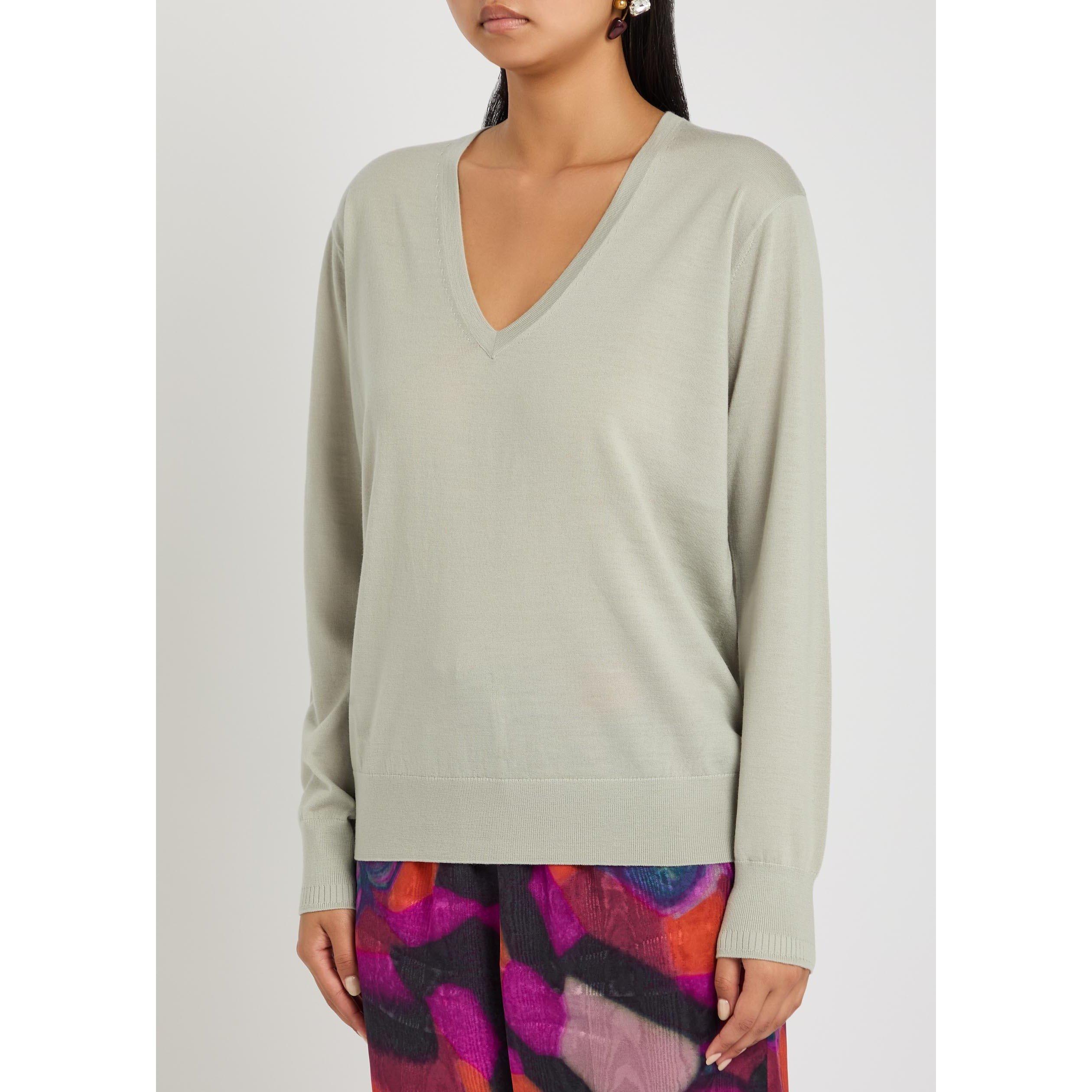 LIGHT GREY - Dries Van Noten - 02320-TUOMAS 4700 W.K.SWEATER - 2