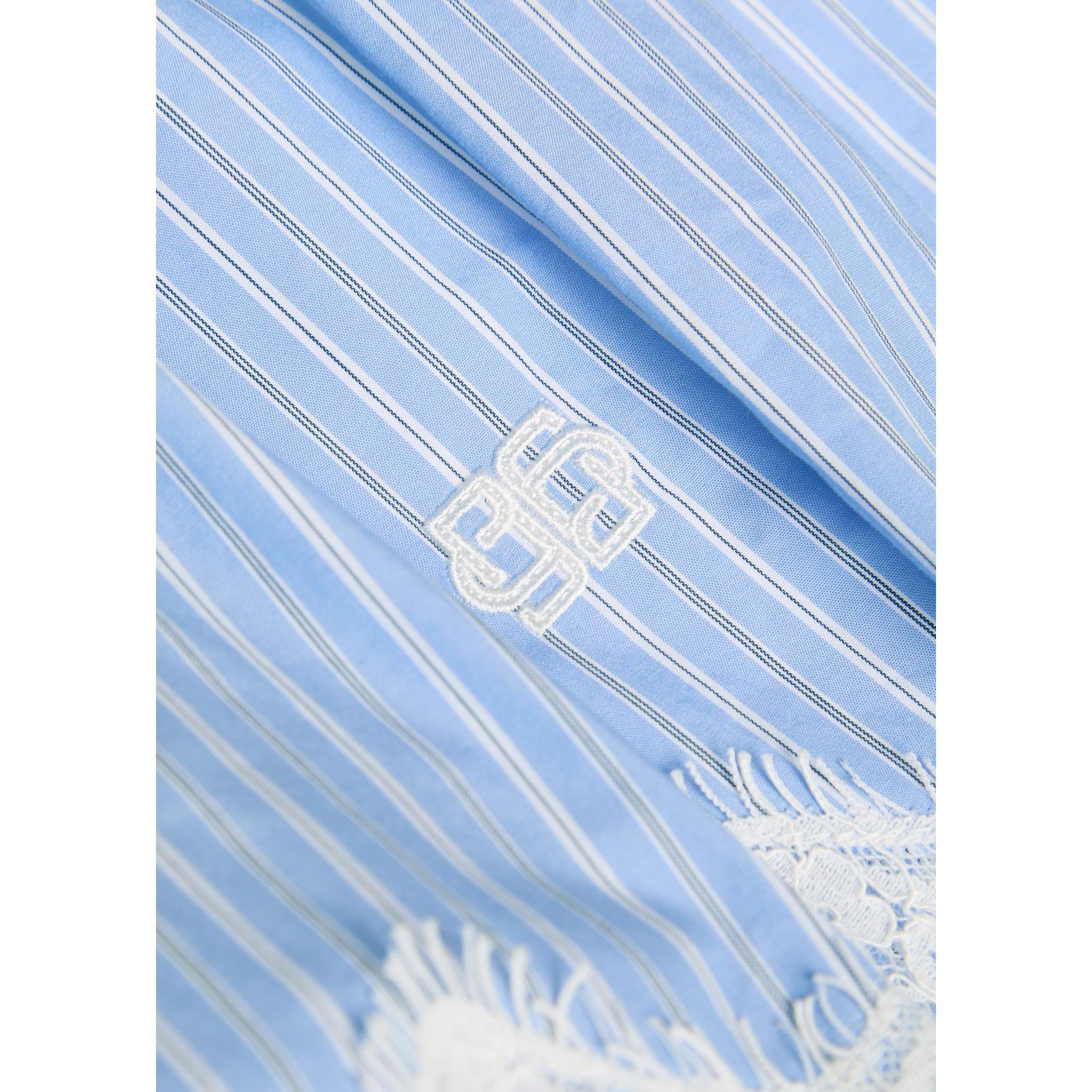 BLUE - Jonathan Simkhai - SH EMMIE COTTON LACE SHORTS - 4