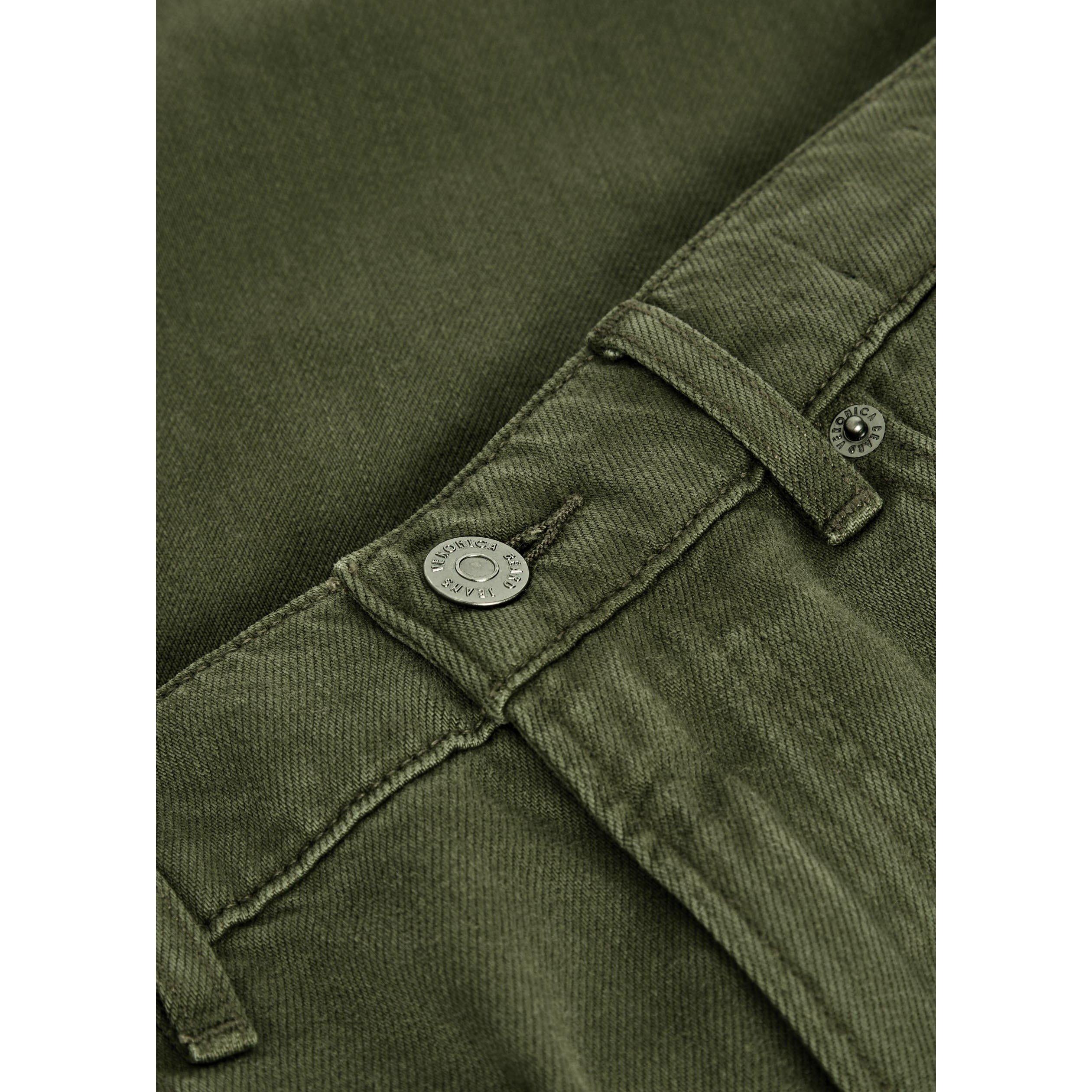 GREEN - Veronica Beard - TR KASEY MID RISE WIDE LG TRS - 4