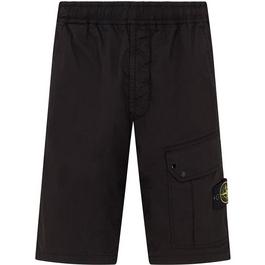 Stone Island MenS Cotton Cargo Stone Bermuda Shorts