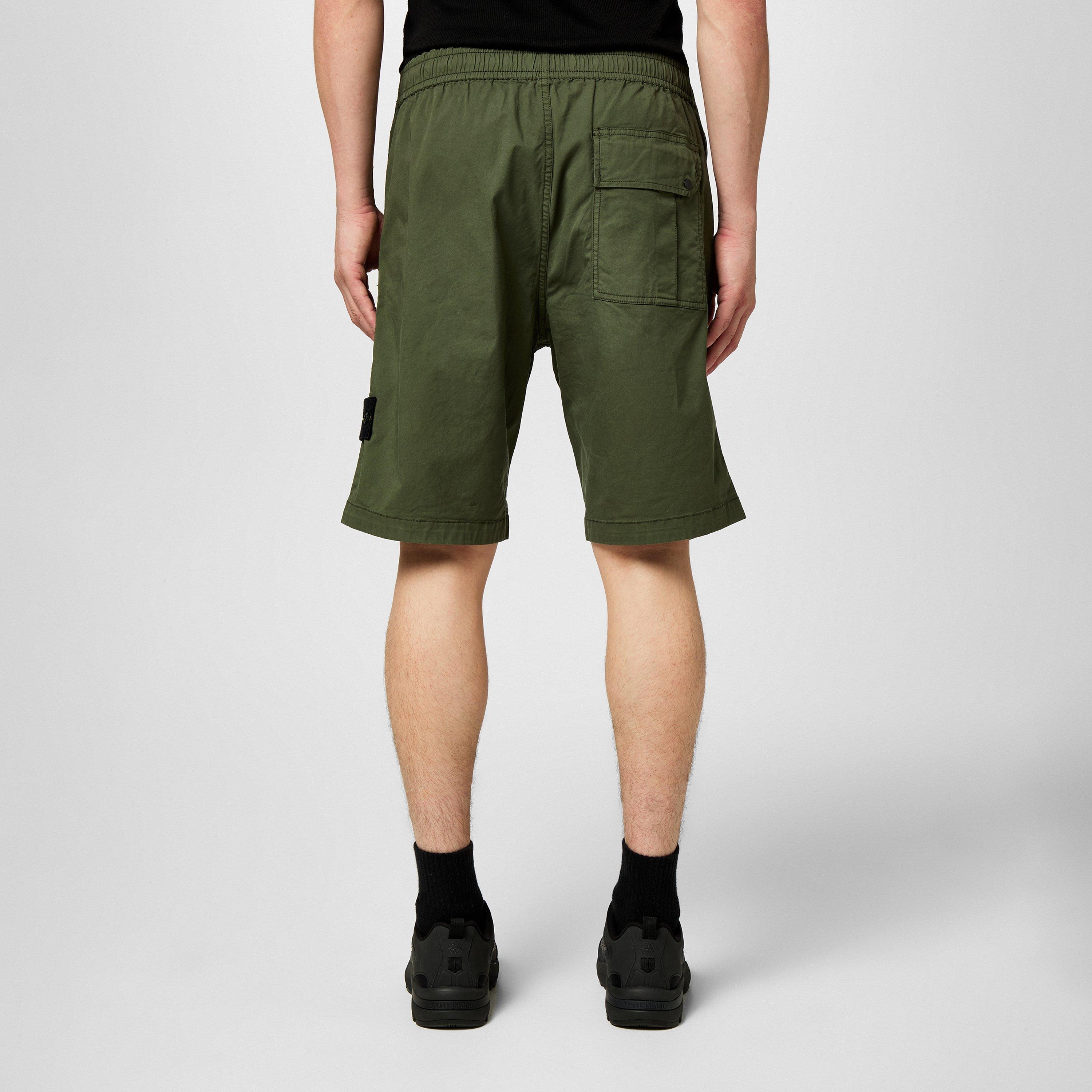 Muschio V0059 - Stone Island - Men's Cotton Cargo Stone Bermuda Shorts - 3