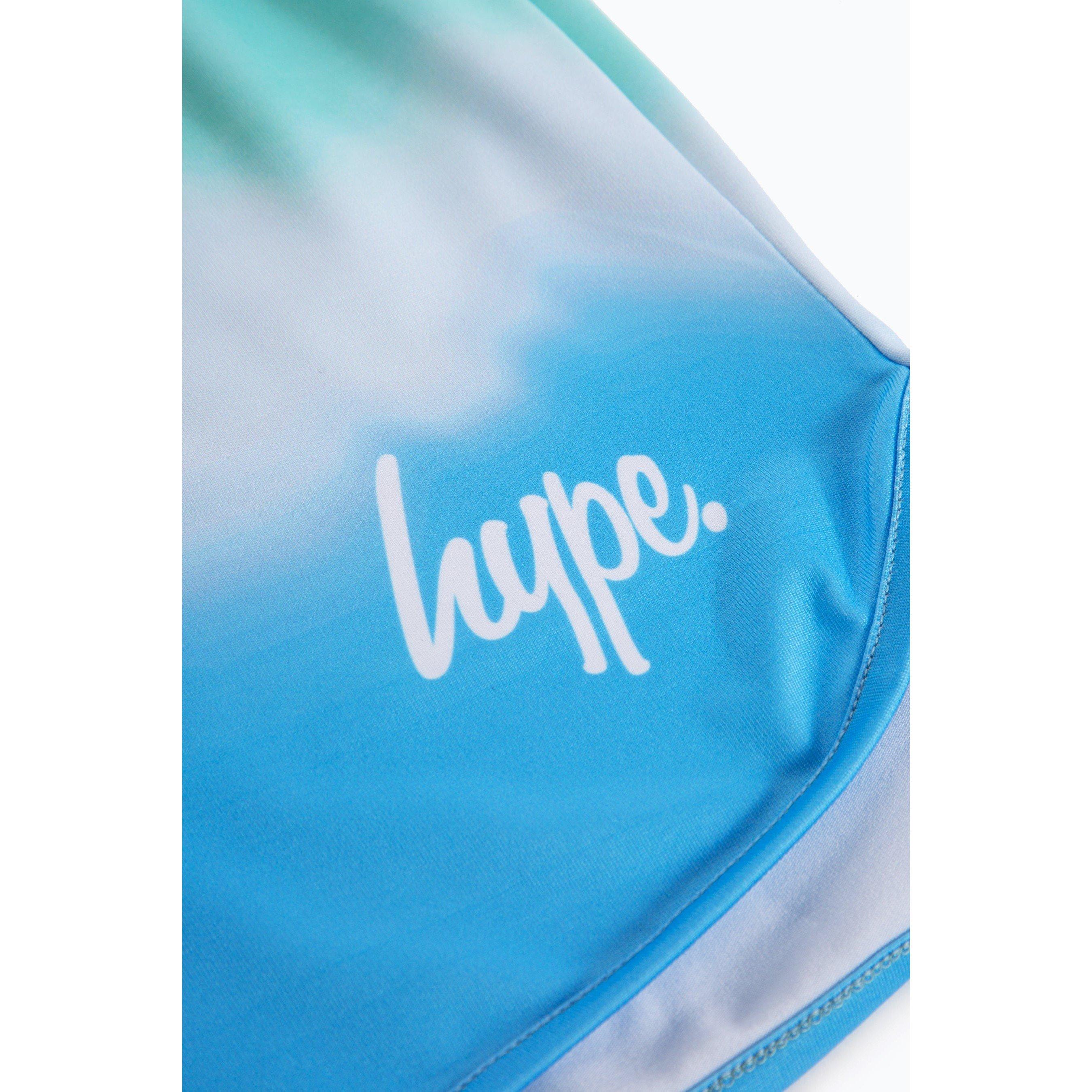 Mint/Blau - Hype - Blur Fleece Jogger Shorts - 9