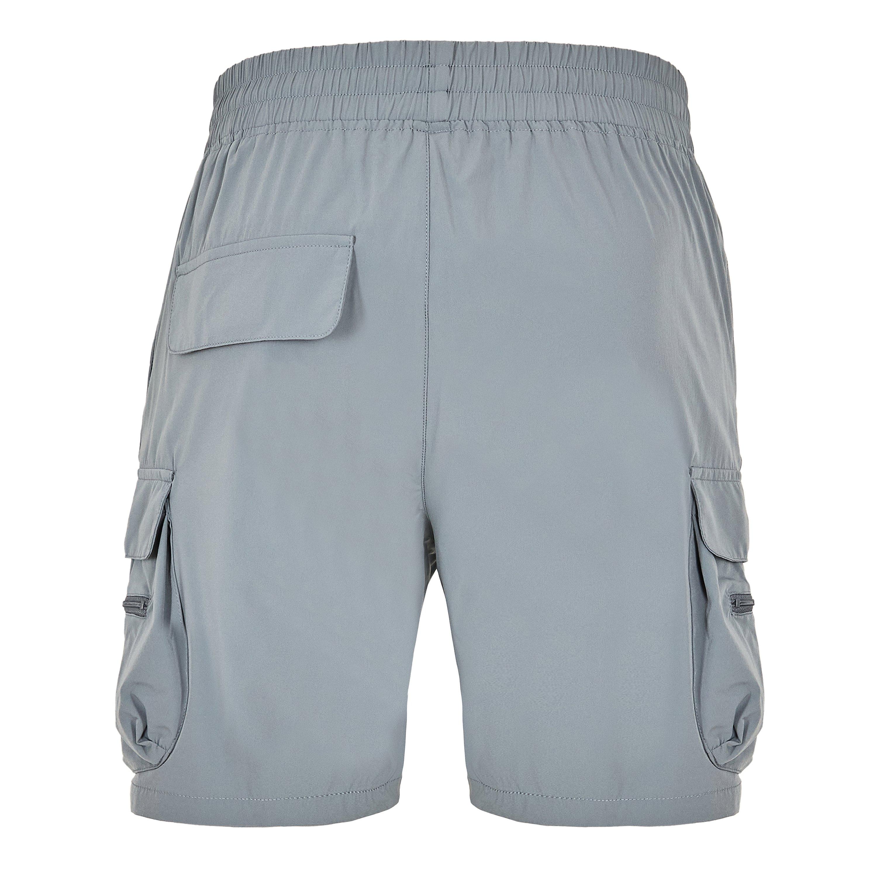 Dusky Navy - Represent 247 - Men's Logo Nylon V1 Cargo Shorts - 2