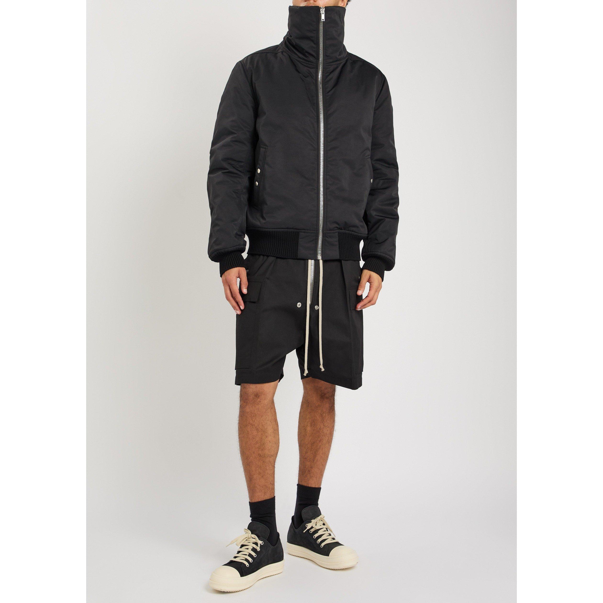 BLACK - Rick Owens - Men's Cargobela Cotton Cargo Shorts - 5