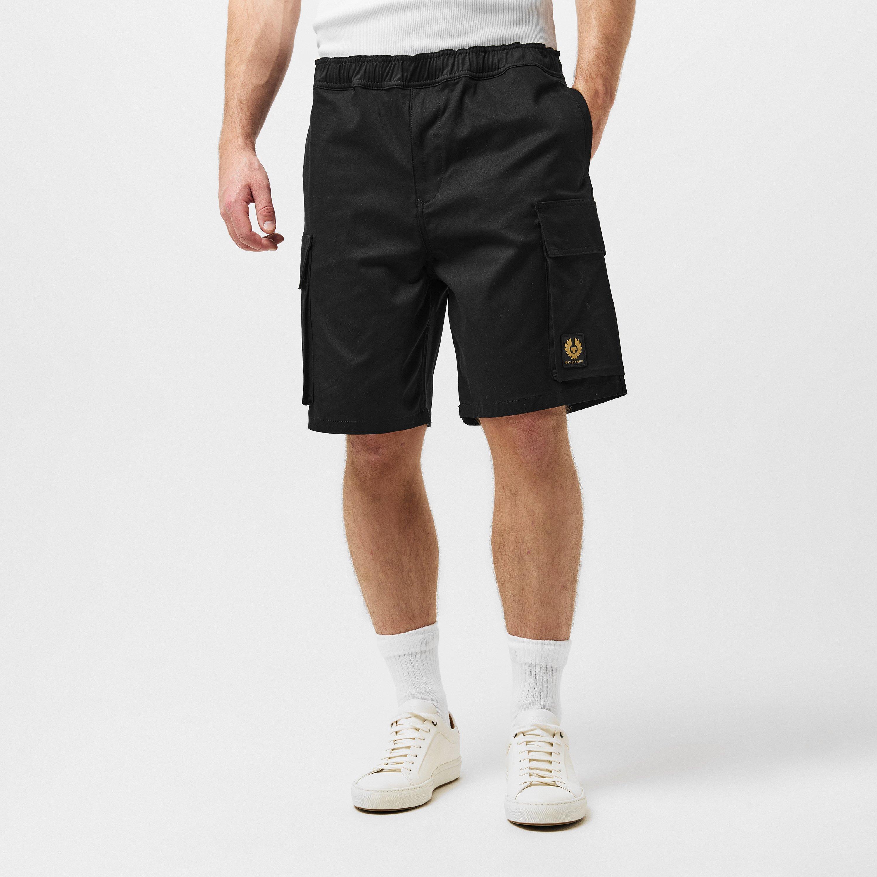 Black - Belstaff - Cargo Shorts - 3