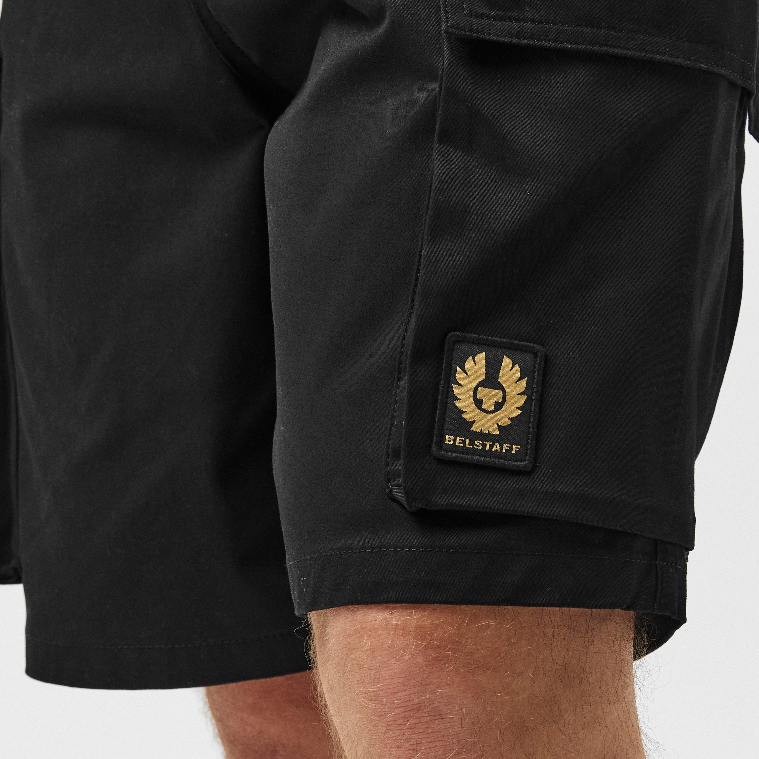Black - Belstaff - Cargo Shorts - 5