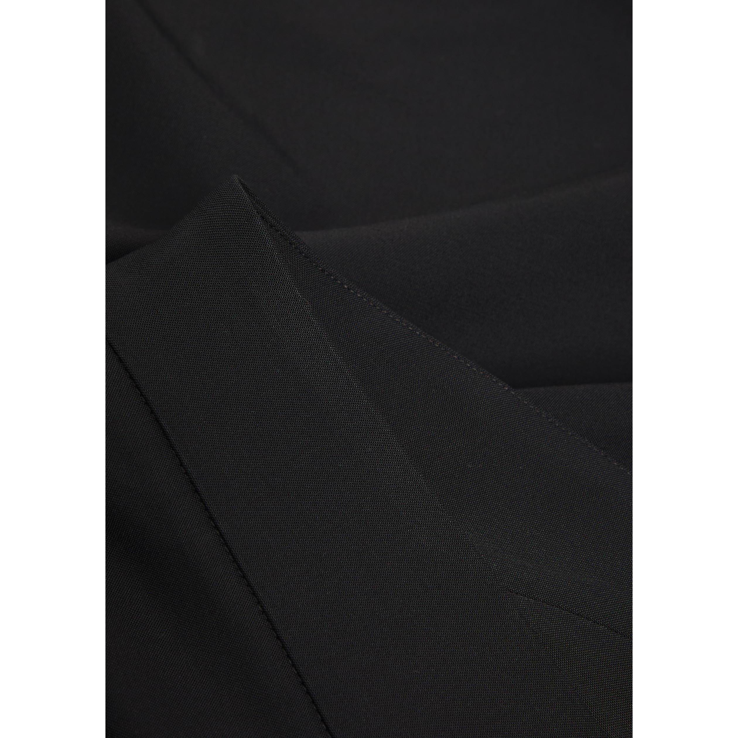 BLACK - Rohe - OFF SHOULDER LAPEL TOP - 4