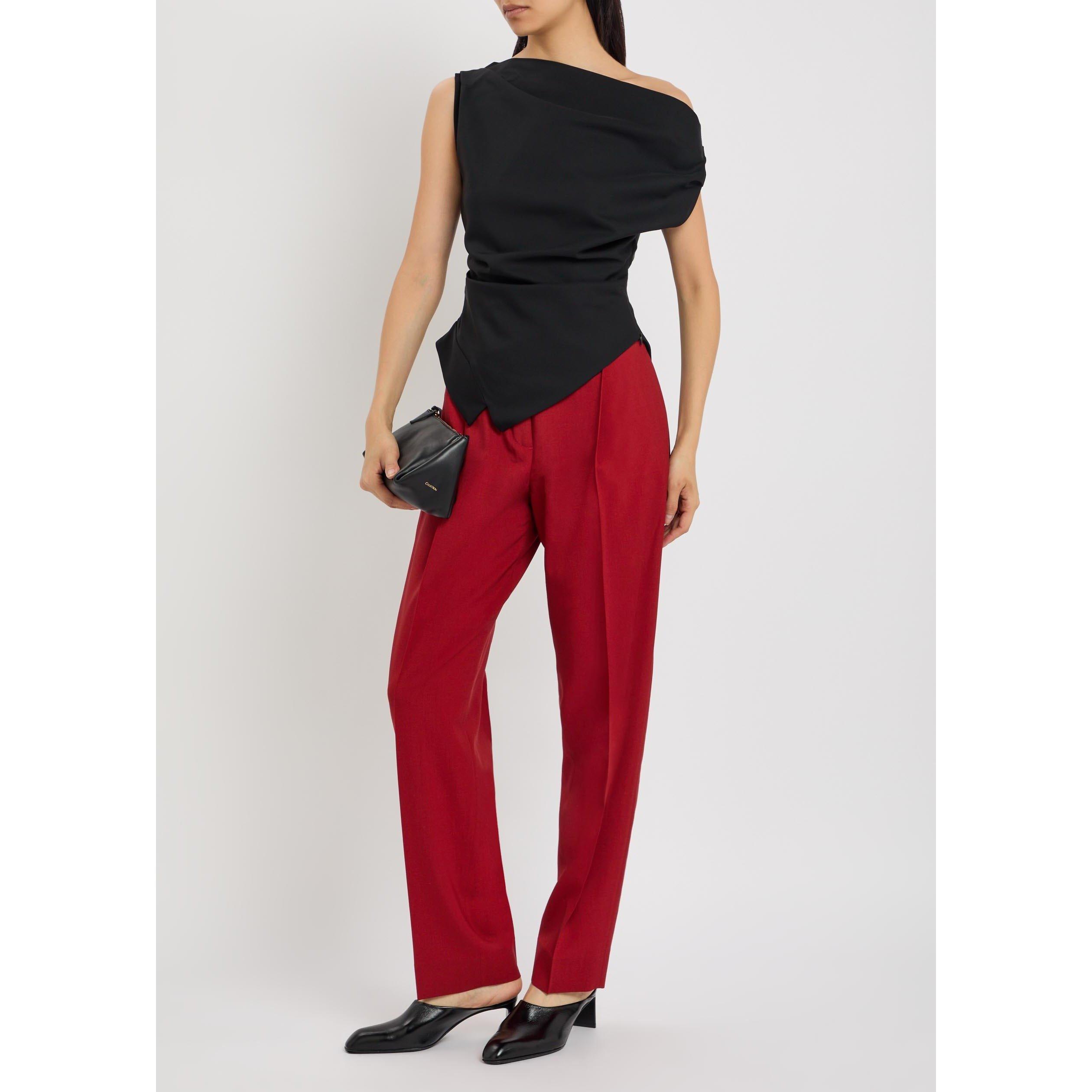 BLACK - Rohe - OFF SHOULDER LAPEL TOP - 5
