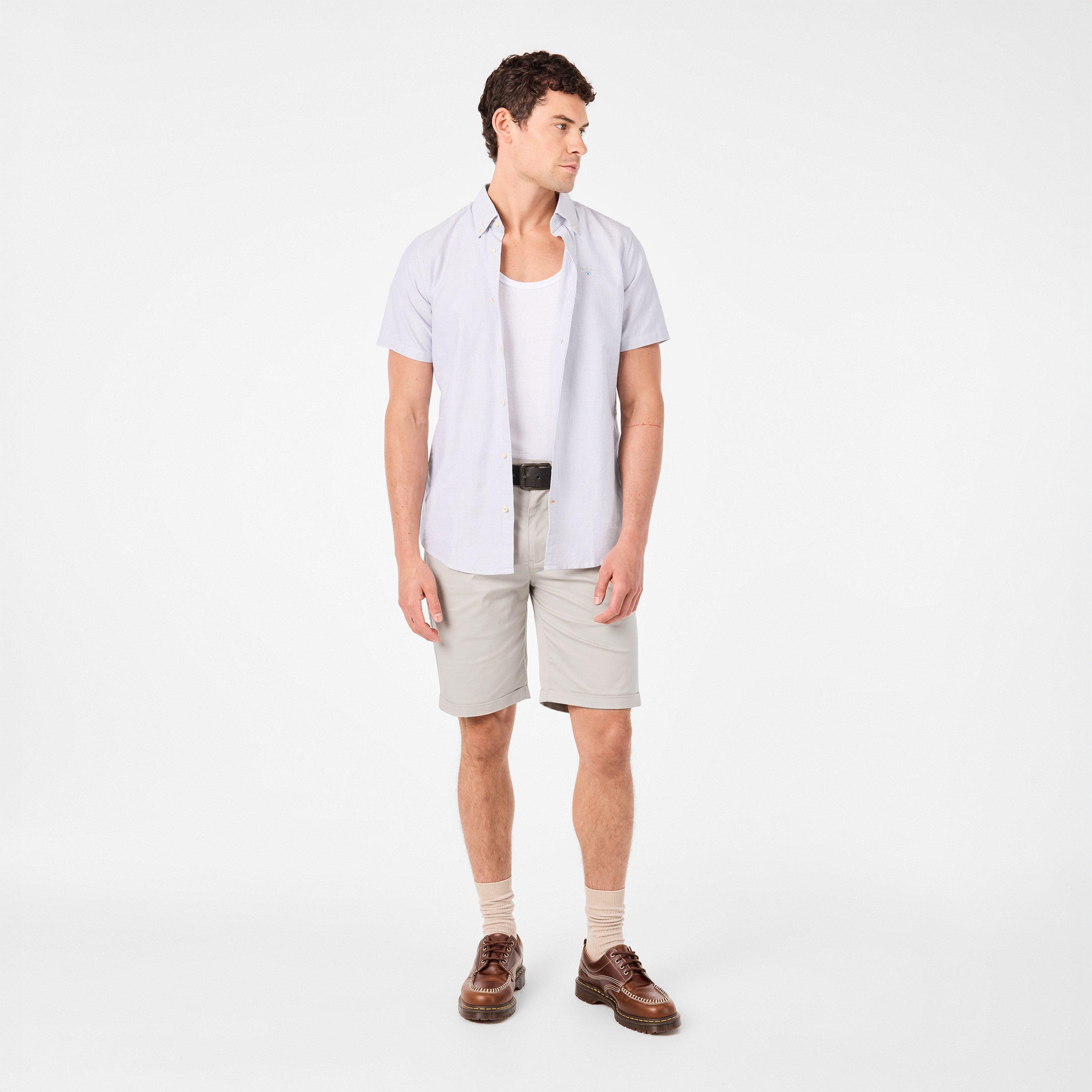 Mist GY18 - Barbour - Smart Chino Shorts - 5