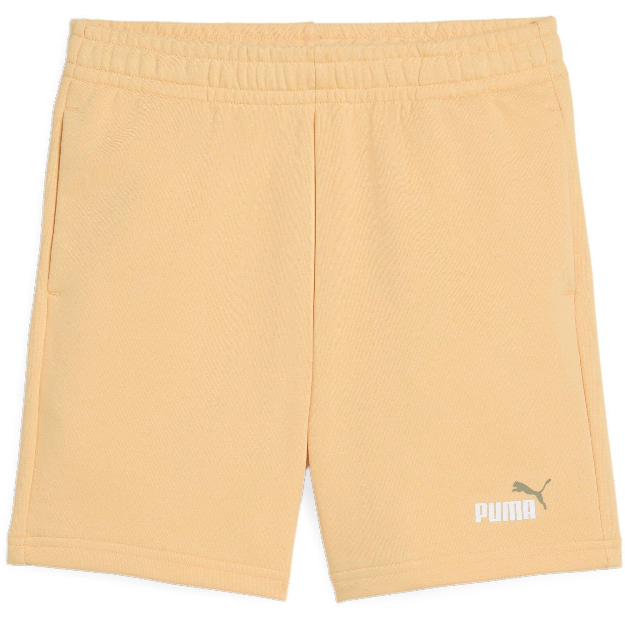 Puma Boys Essentials Logo Fleece Shorts - Apricot - 13 (XL)