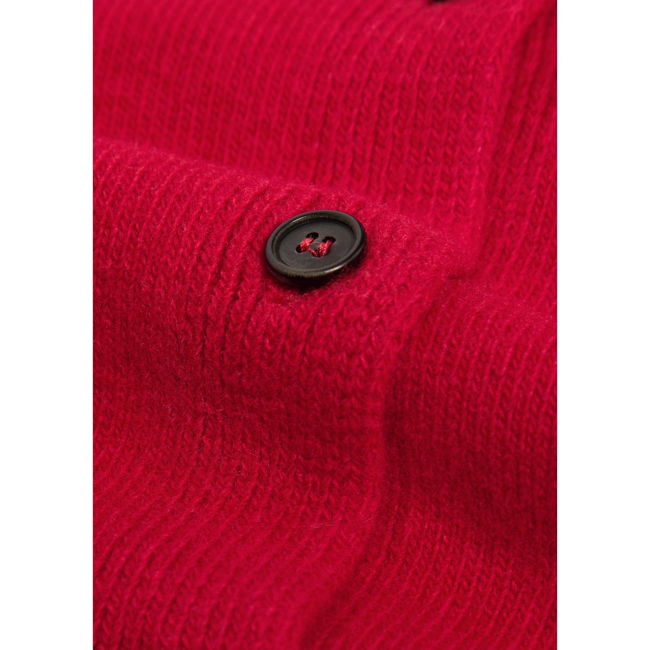 RED - Rohe - Women's Wool Relaxed-Fit Cardigan - 4