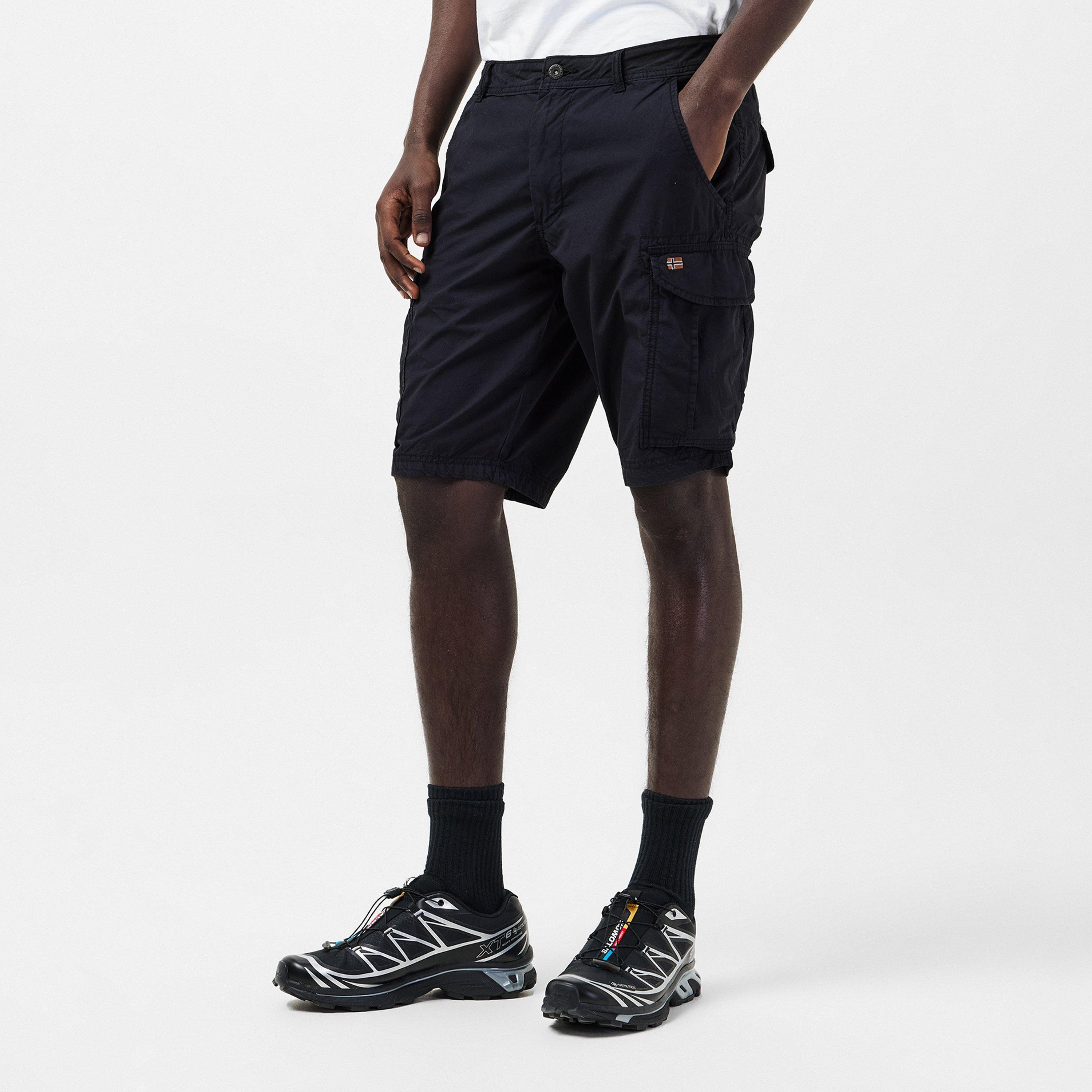 Black 041 - Napapijri - Men's NOTO Black Cargo Shorts - 3