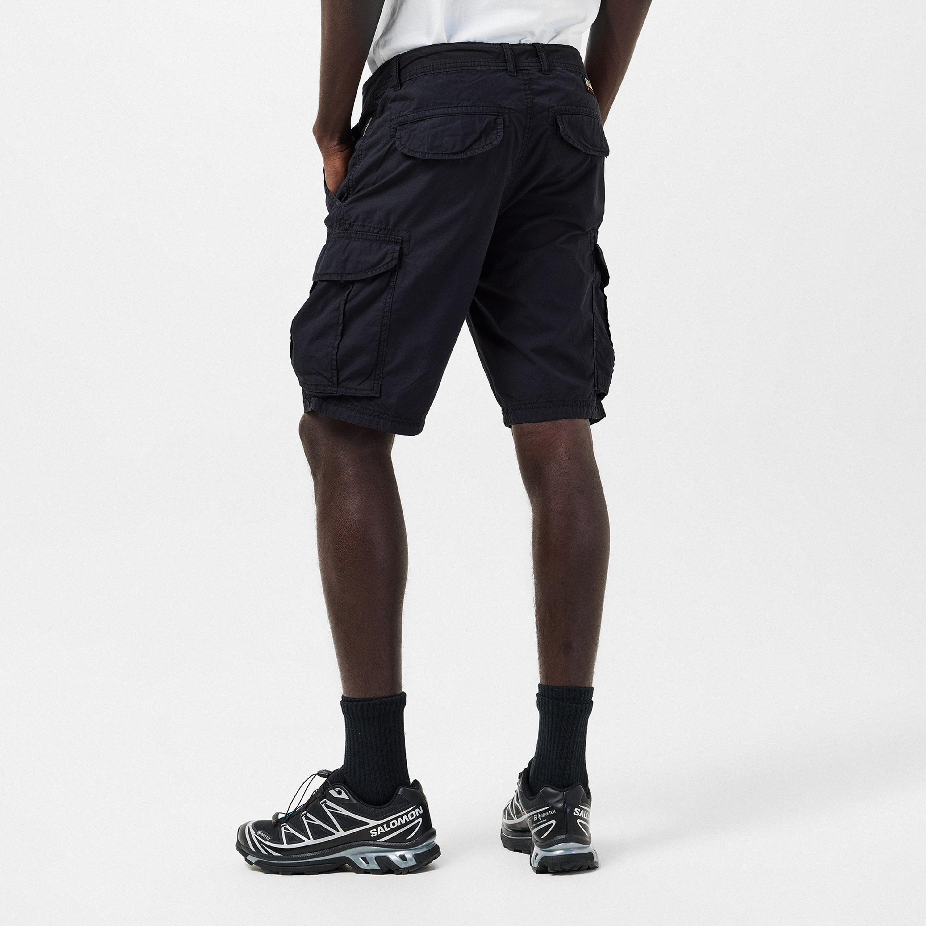 Black 041 - Napapijri - Men's NOTO Black Cargo Shorts - 4