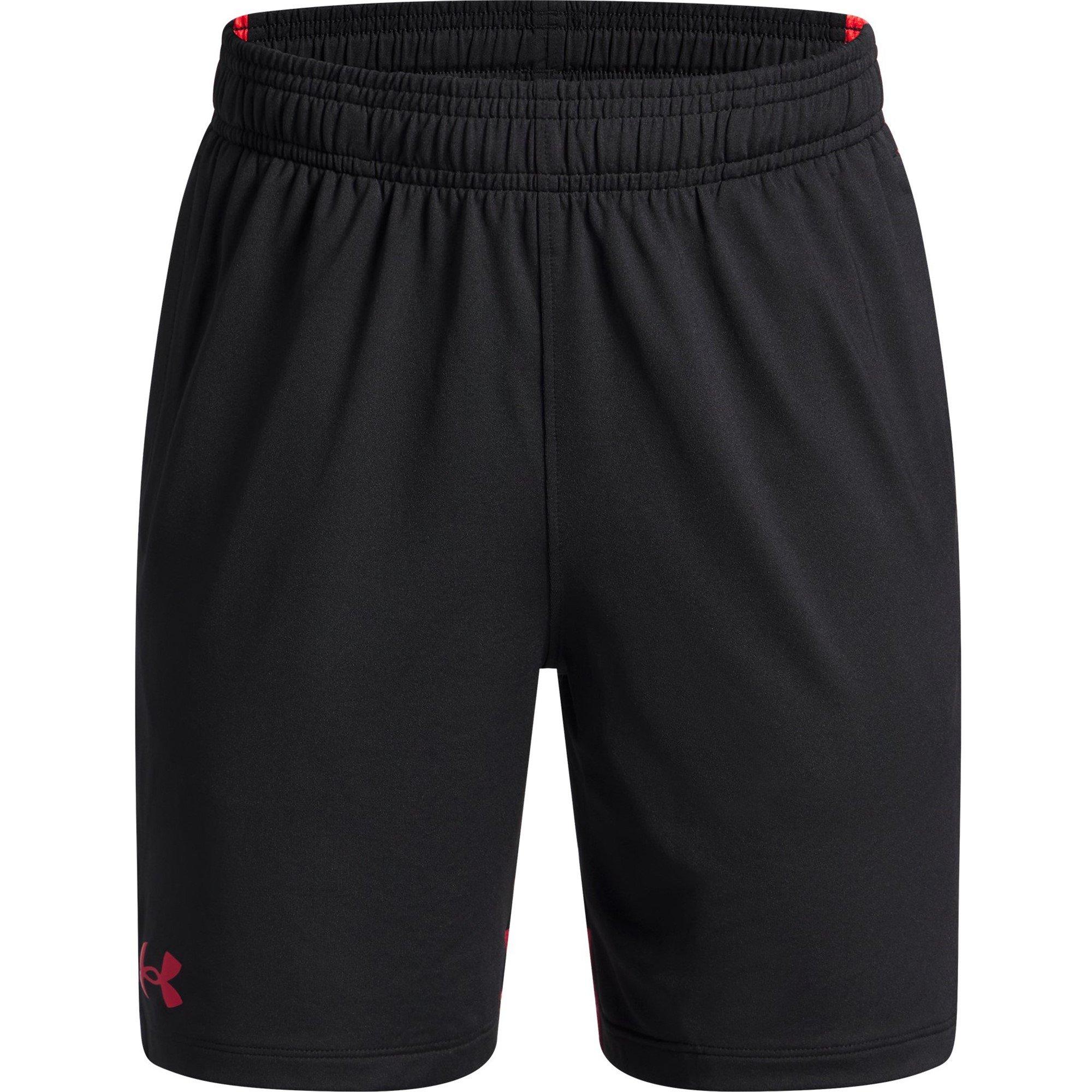 Under Armour Boys Tech Vent Jacquard Performance Gym Shorts - Black - 13 (XL)
