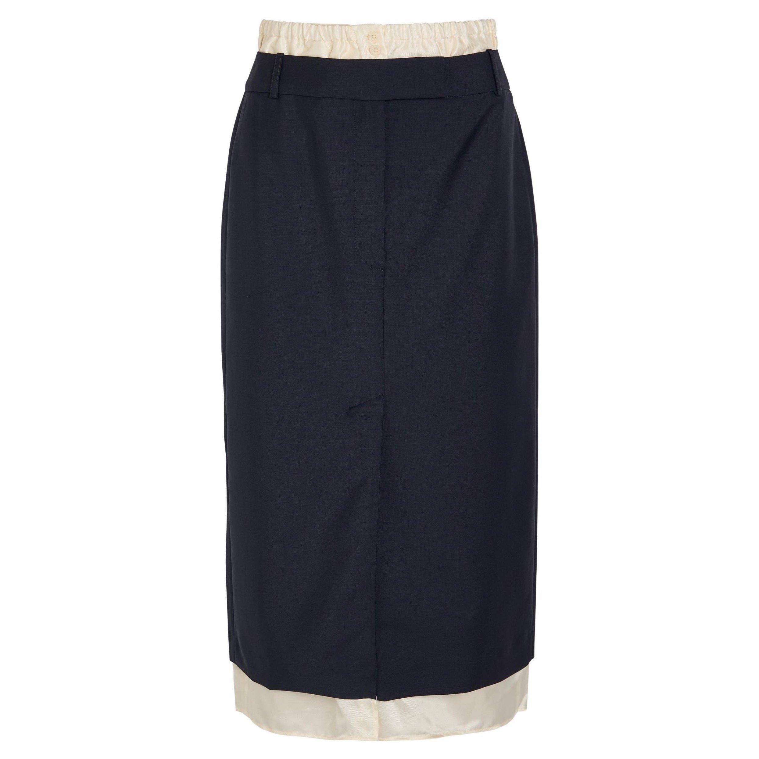 NAVY - Rohe - BOXER DETAIL SKIRT - 1