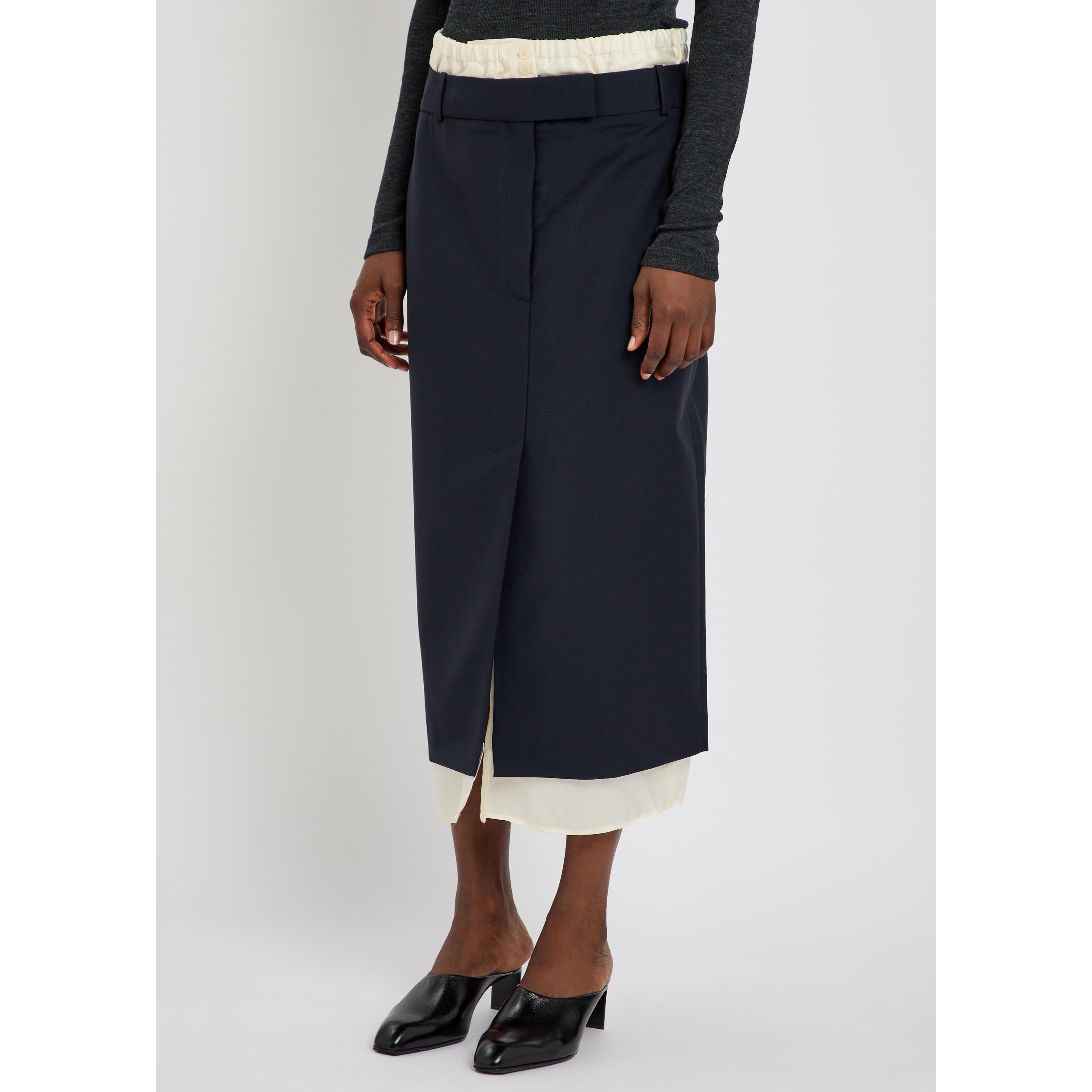 NAVY - Rohe - BOXER DETAIL SKIRT - 2