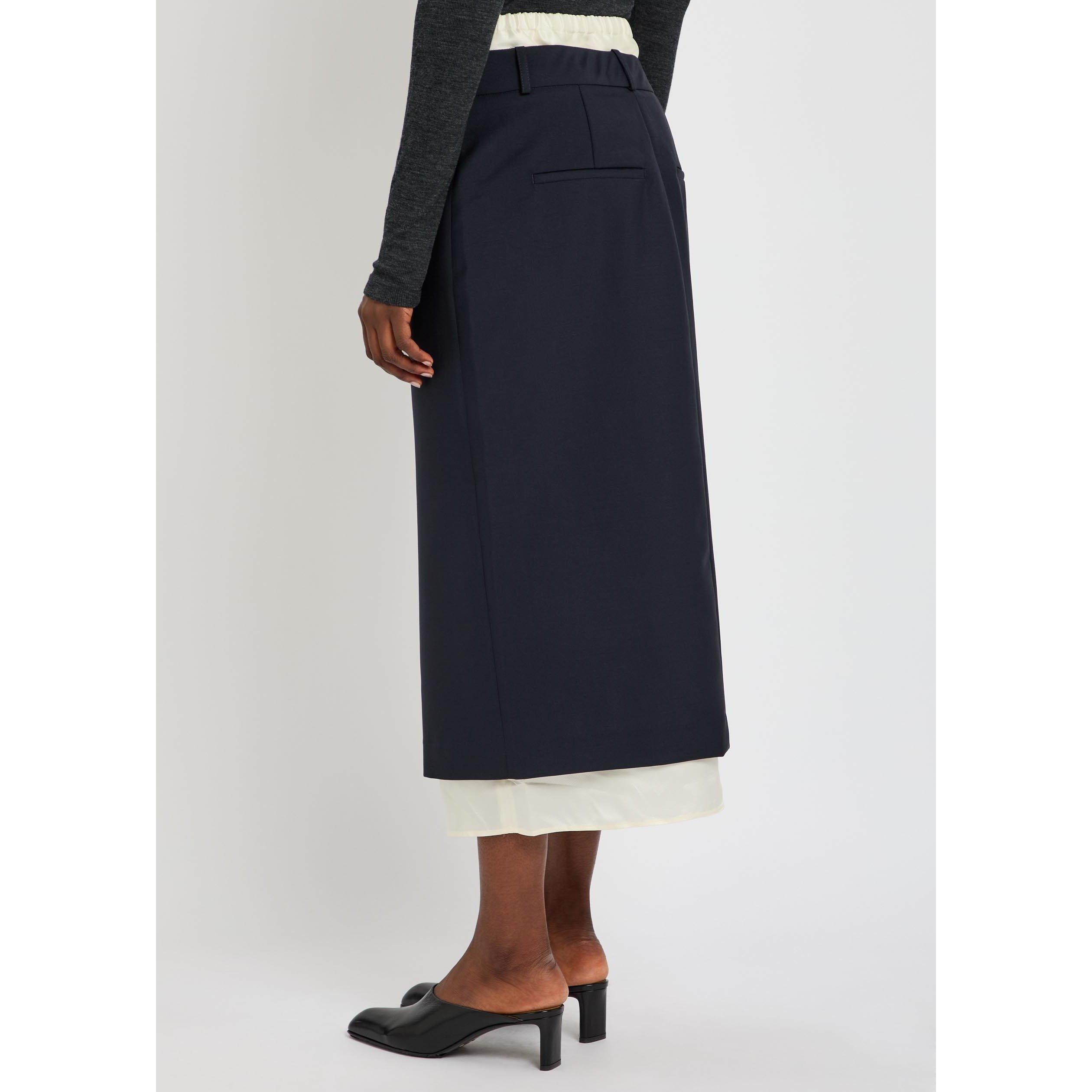 NAVY - Rohe - BOXER DETAIL SKIRT - 3