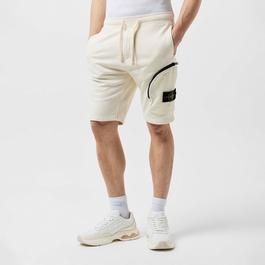 Stone Island MenS Zip Pocket Cargo Shorts