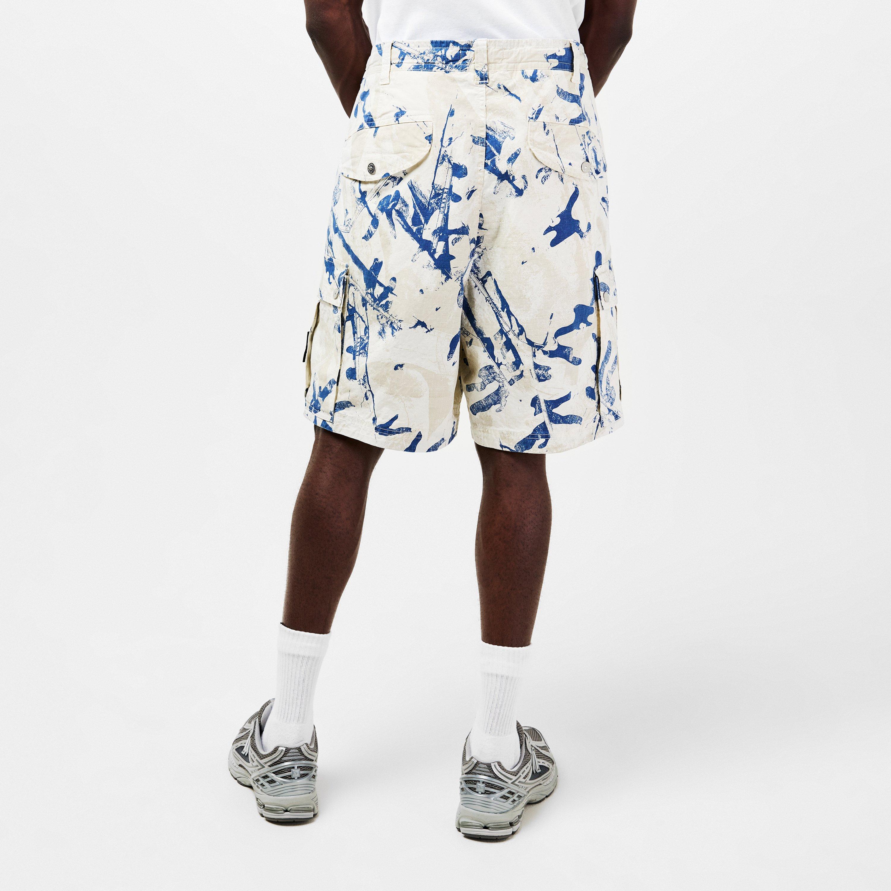 Deserto V009A - Stone Island - Men's Camo Cargo Shorts - 4