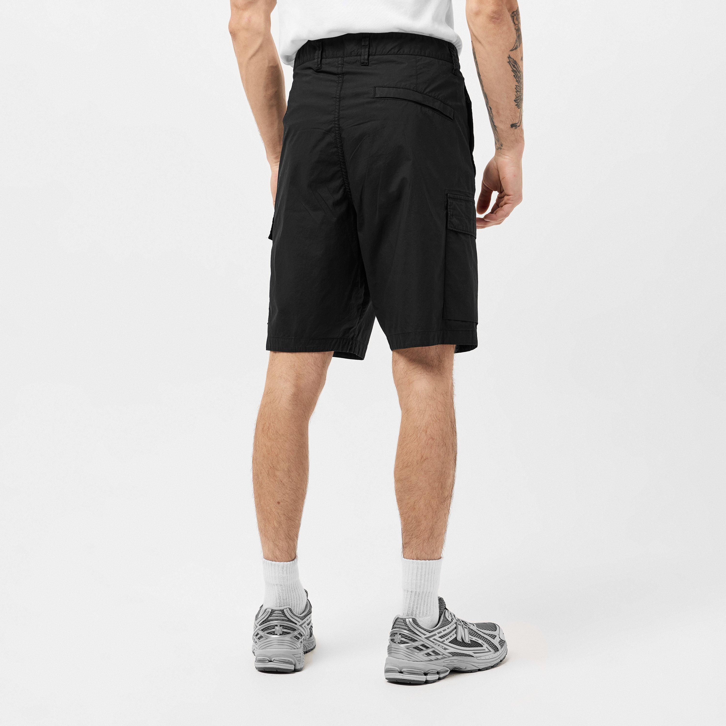 Nero V0029 - Stone Island - Tela Cargo Shorts - 4