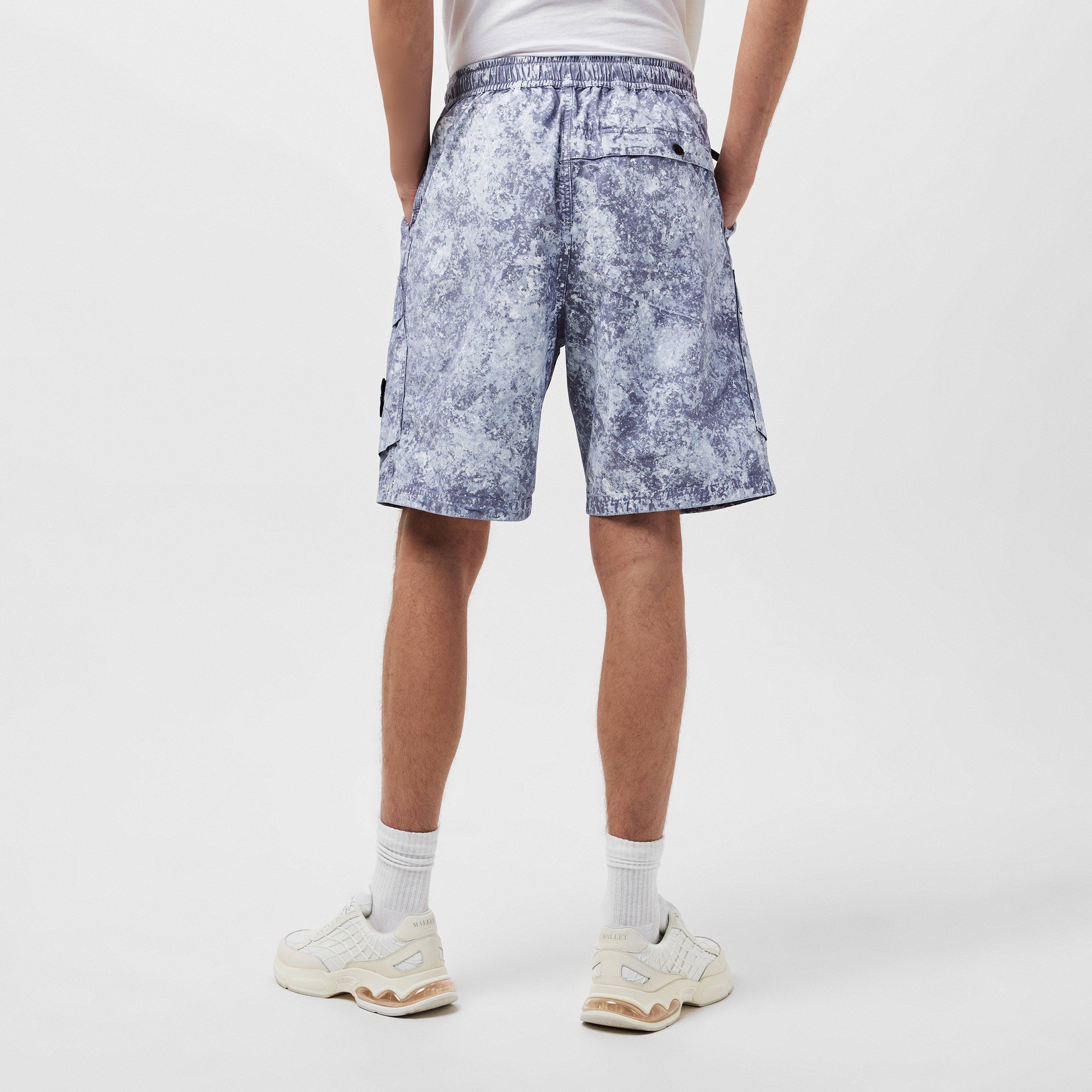 G Perla V0061 - Stone Island - Men's Tela Cargo Shorts - 4