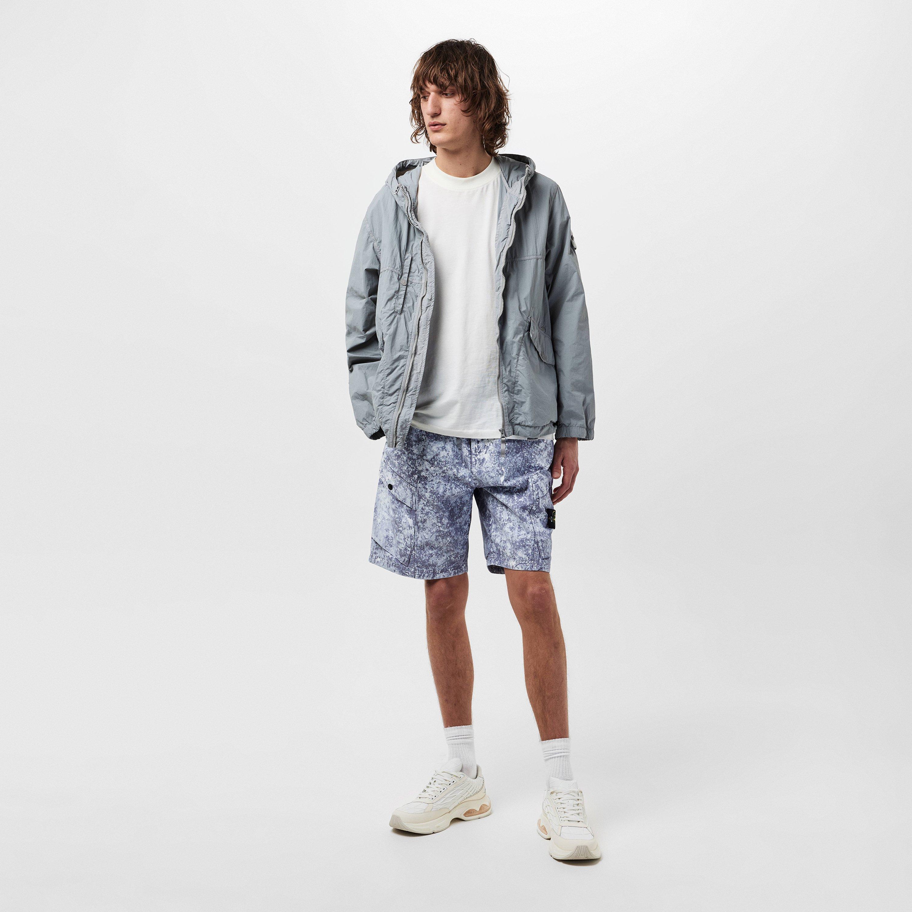 G Perla V0061 - Stone Island - Men's Tela Cargo Shorts - 6