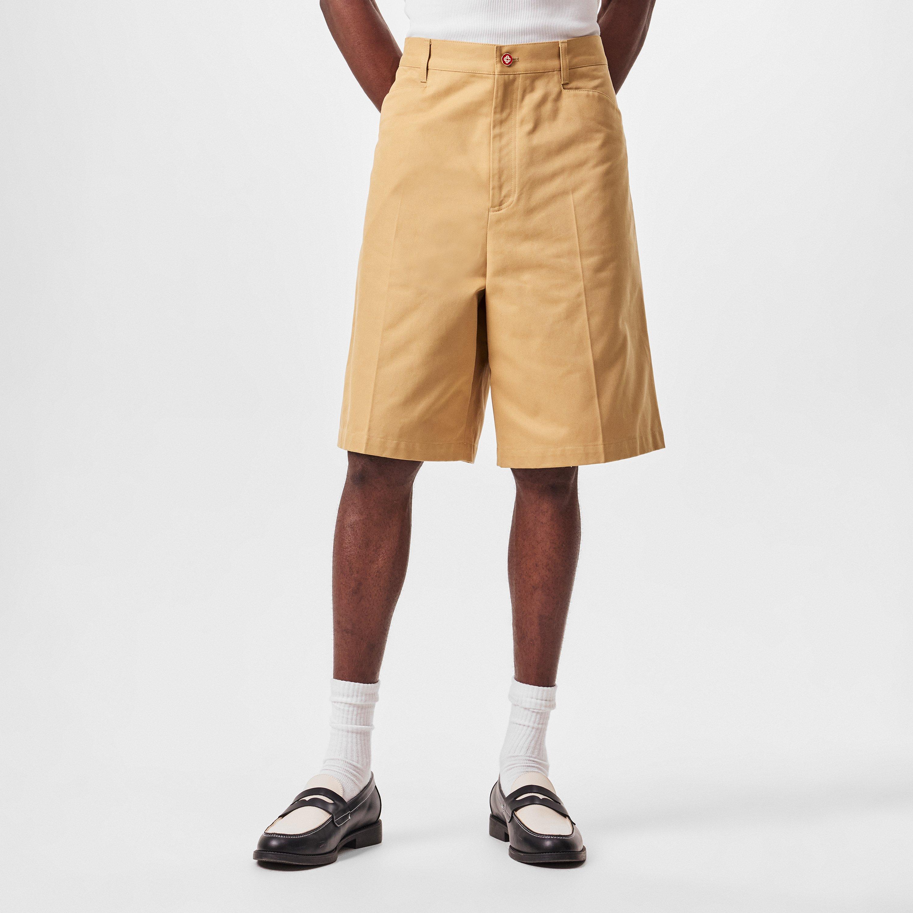 Beige - Casablanca - Men's Tailored Chino Shorts - 3