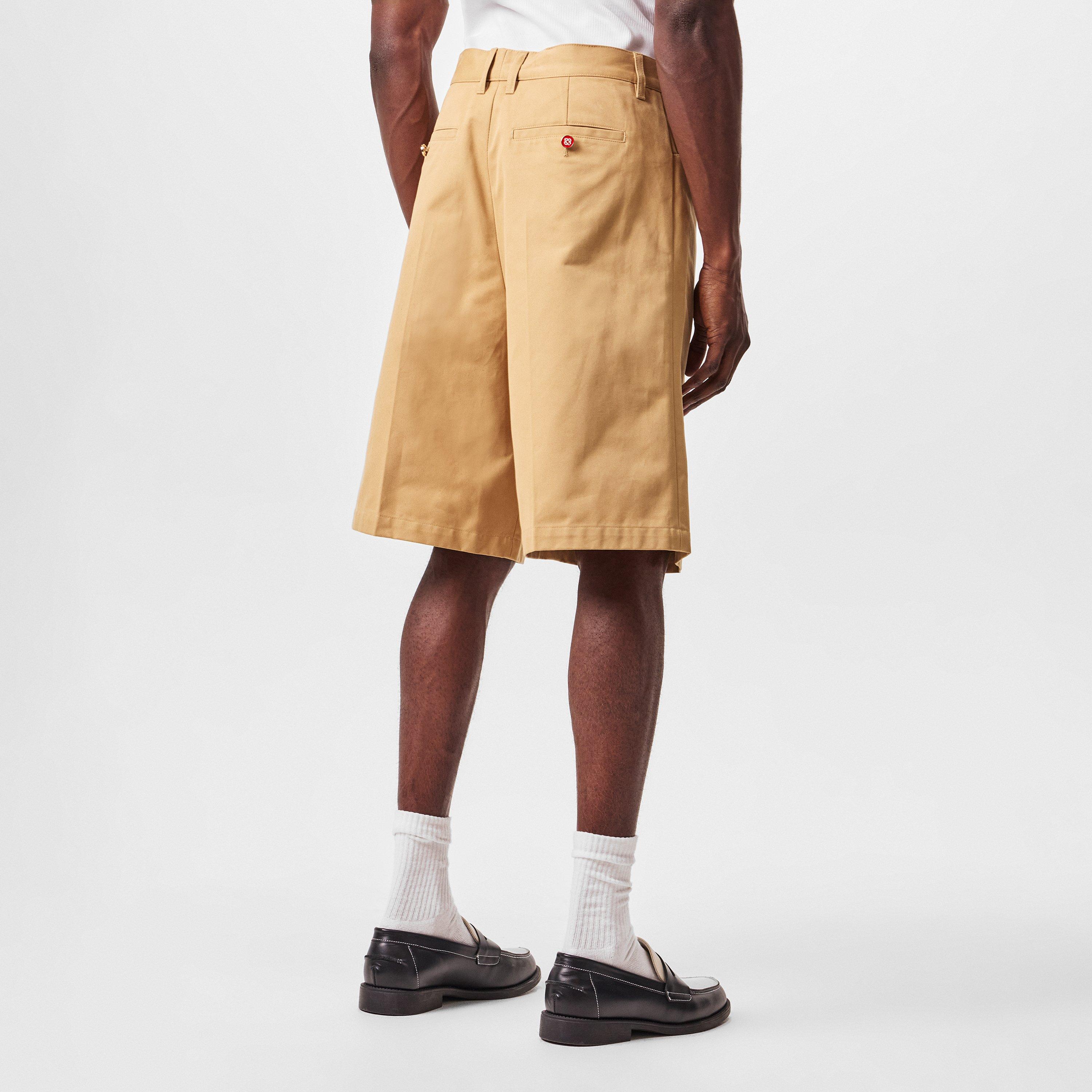 Beige - Casablanca - Men's Tailored Chino Shorts - 4
