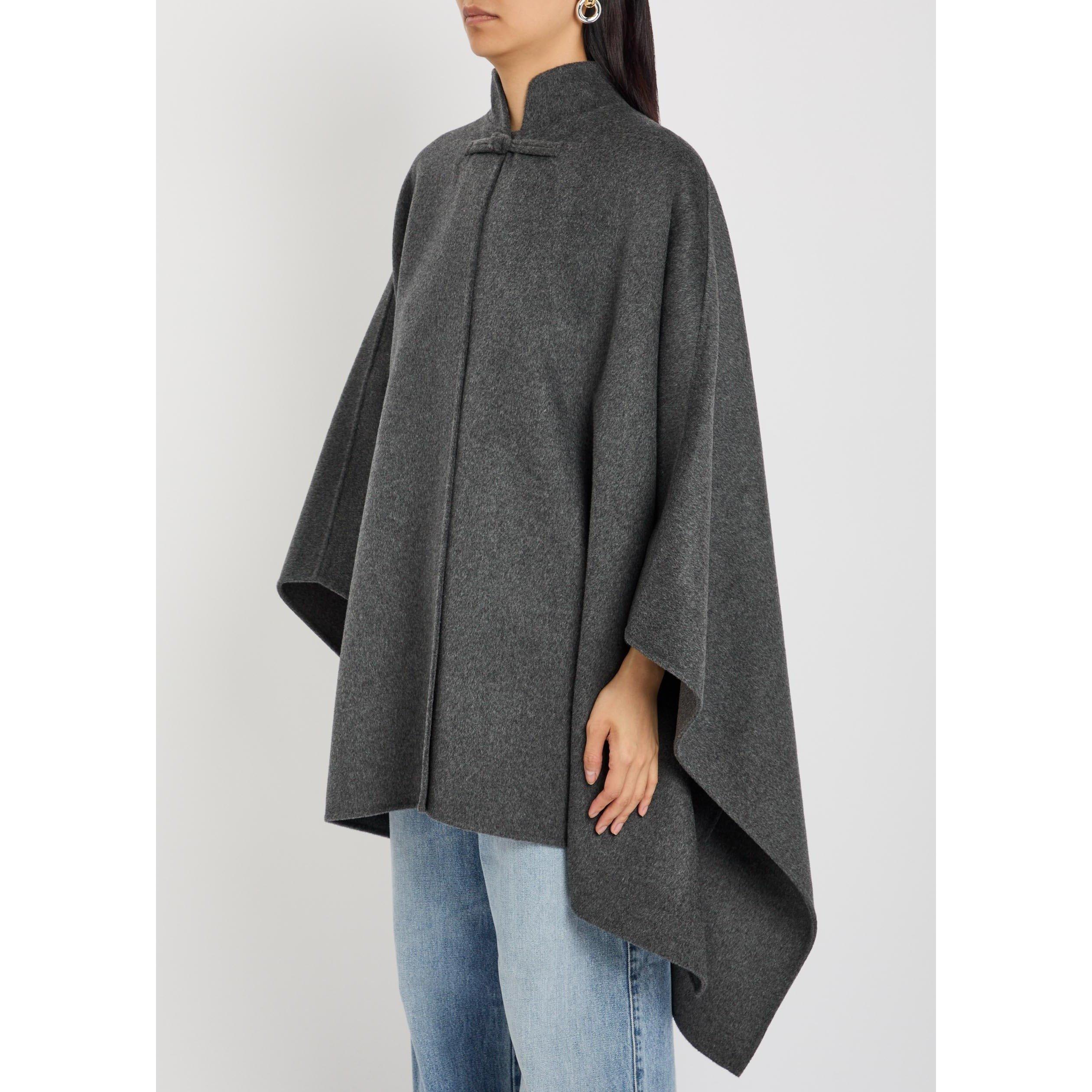 DARK GREY - Rohe - DOUBLE-FACED WOOL PANKOU CLOSU - 2