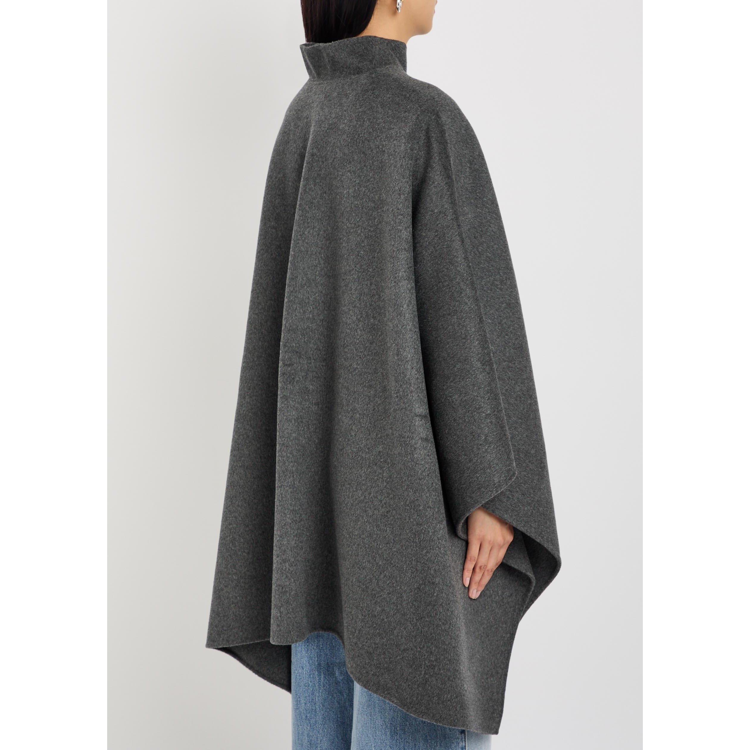 DARK GREY - Rohe - DOUBLE-FACED WOOL PANKOU CLOSU - 3