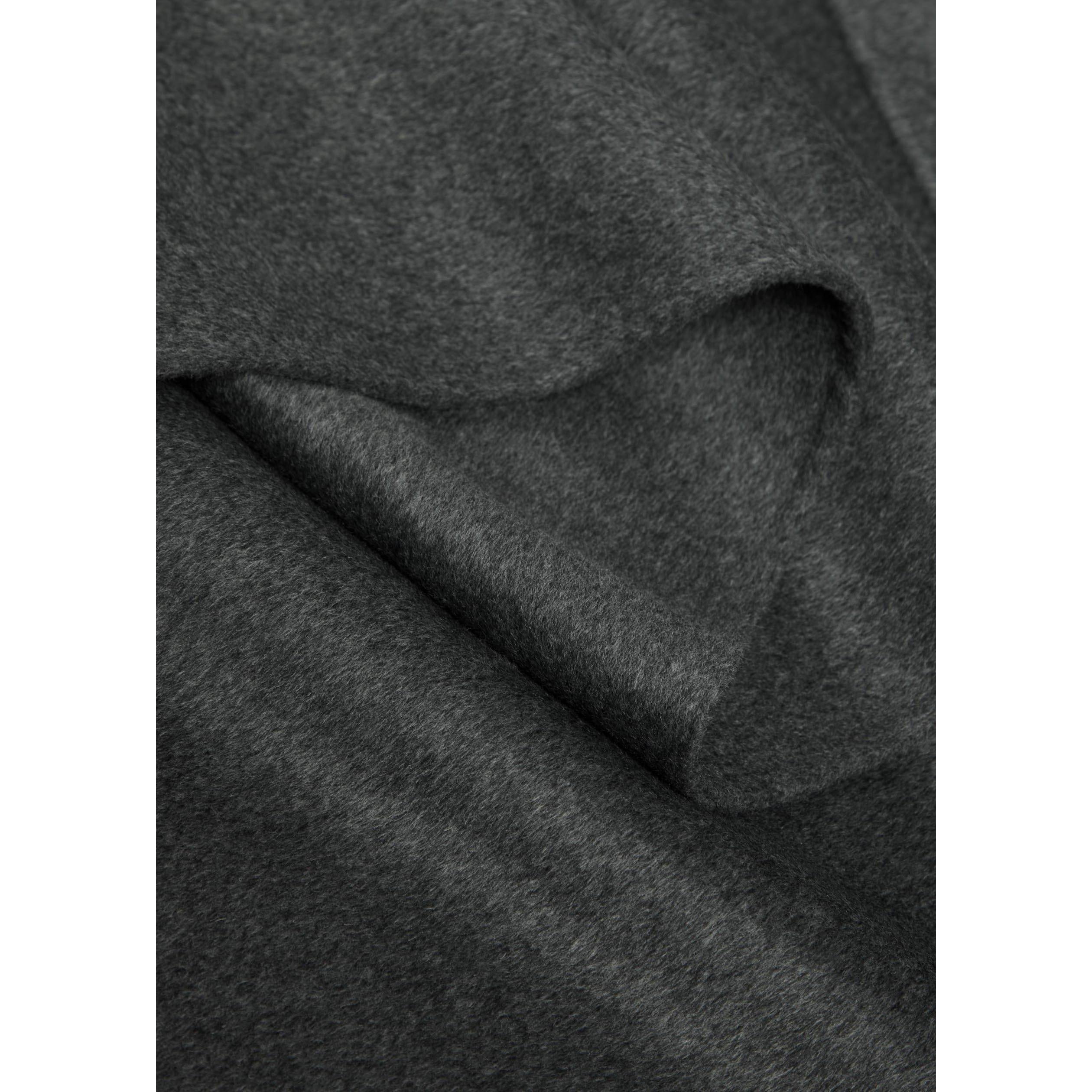 DARK GREY - Rohe - DOUBLE-FACED WOOL PANKOU CLOSU - 4