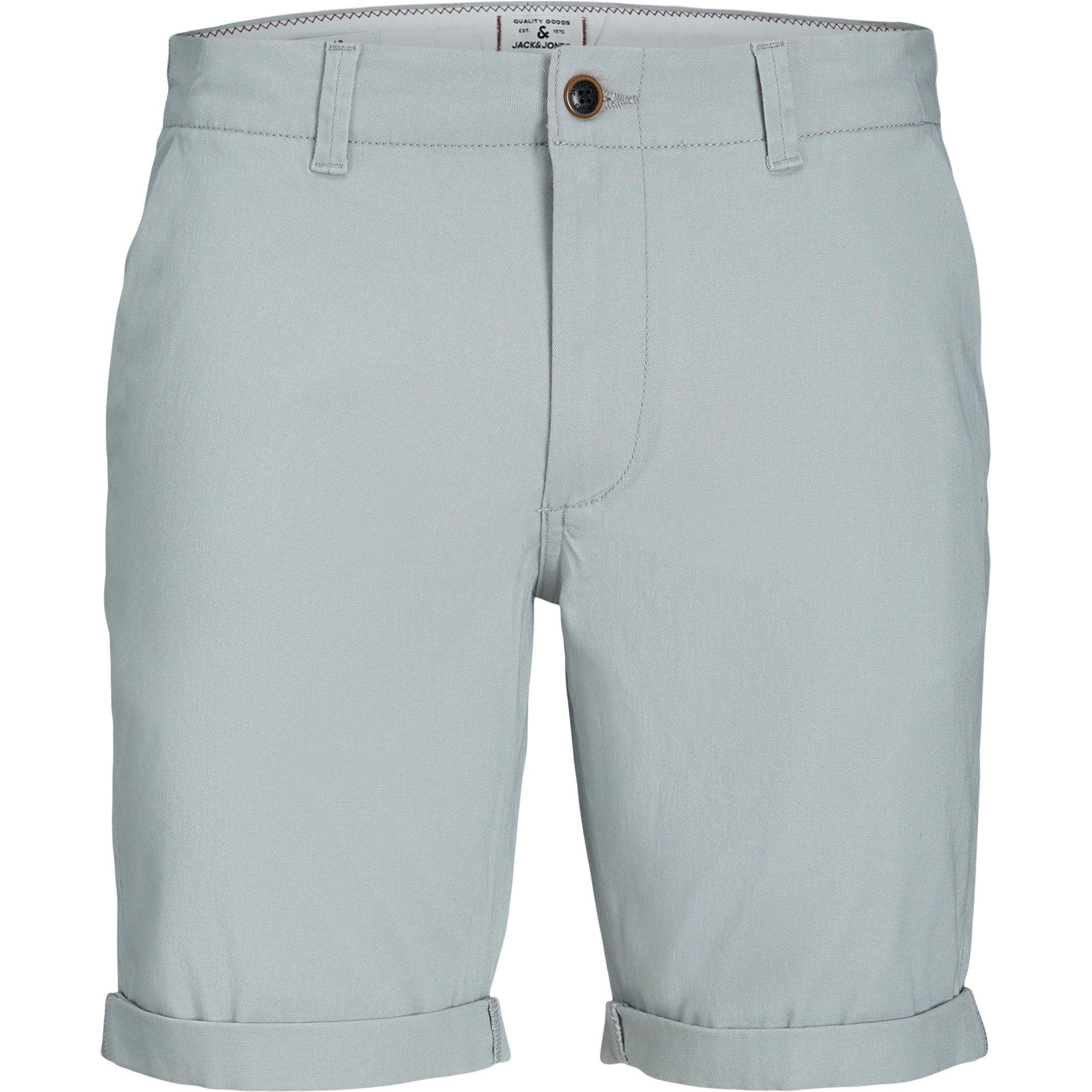Grau/Schwarz - Jack and Jones - Men's Dave Chino Shorts - 2