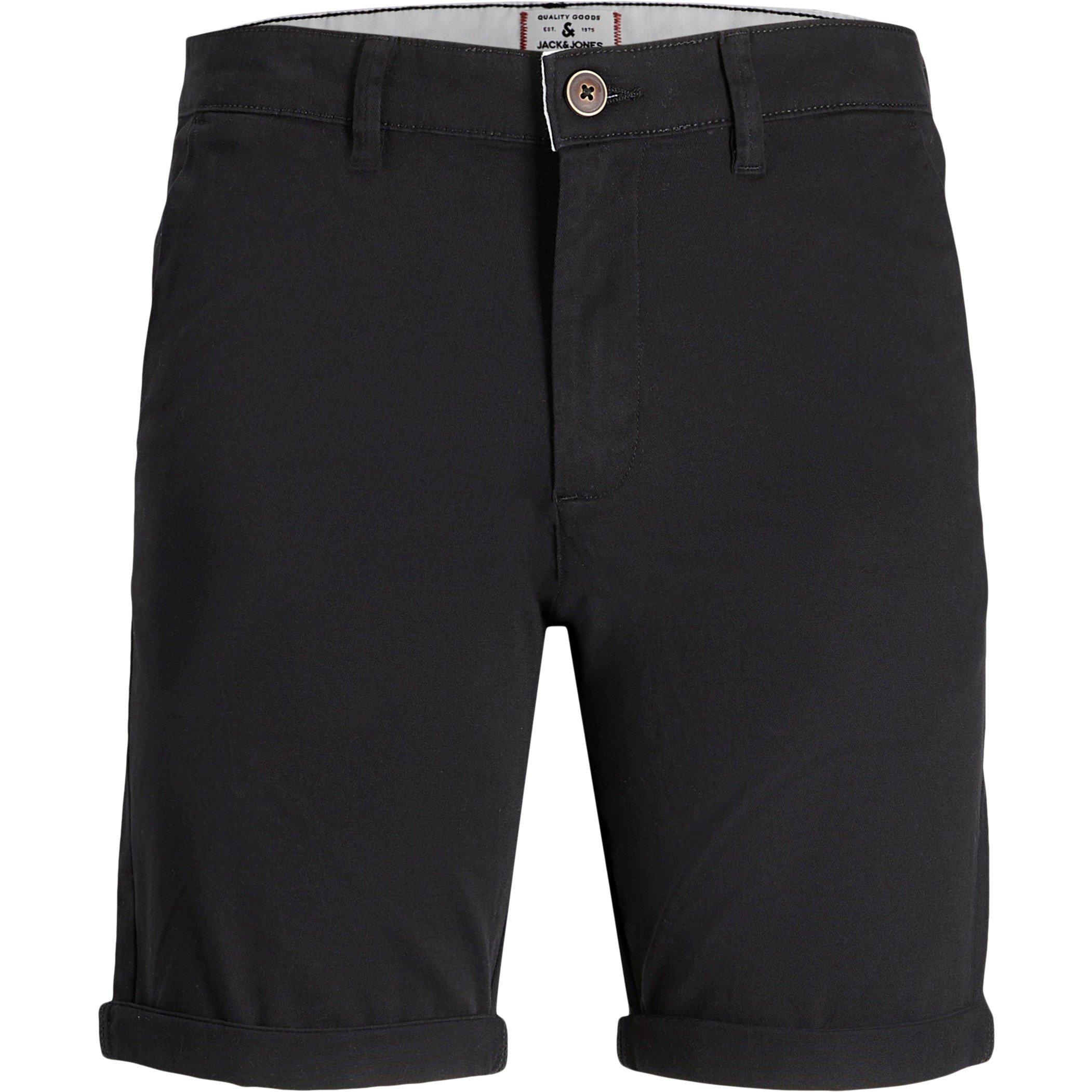 Grau/Schwarz - Jack and Jones - Men's Dave Chino Shorts - 3