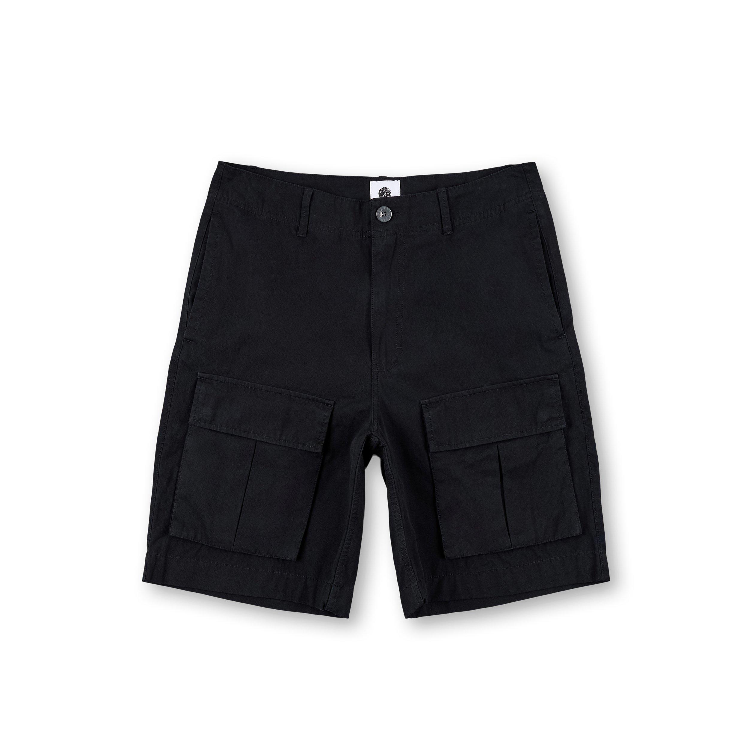 Pretty Green Men's Brentwood Cargo Shorts - Black - Size 30