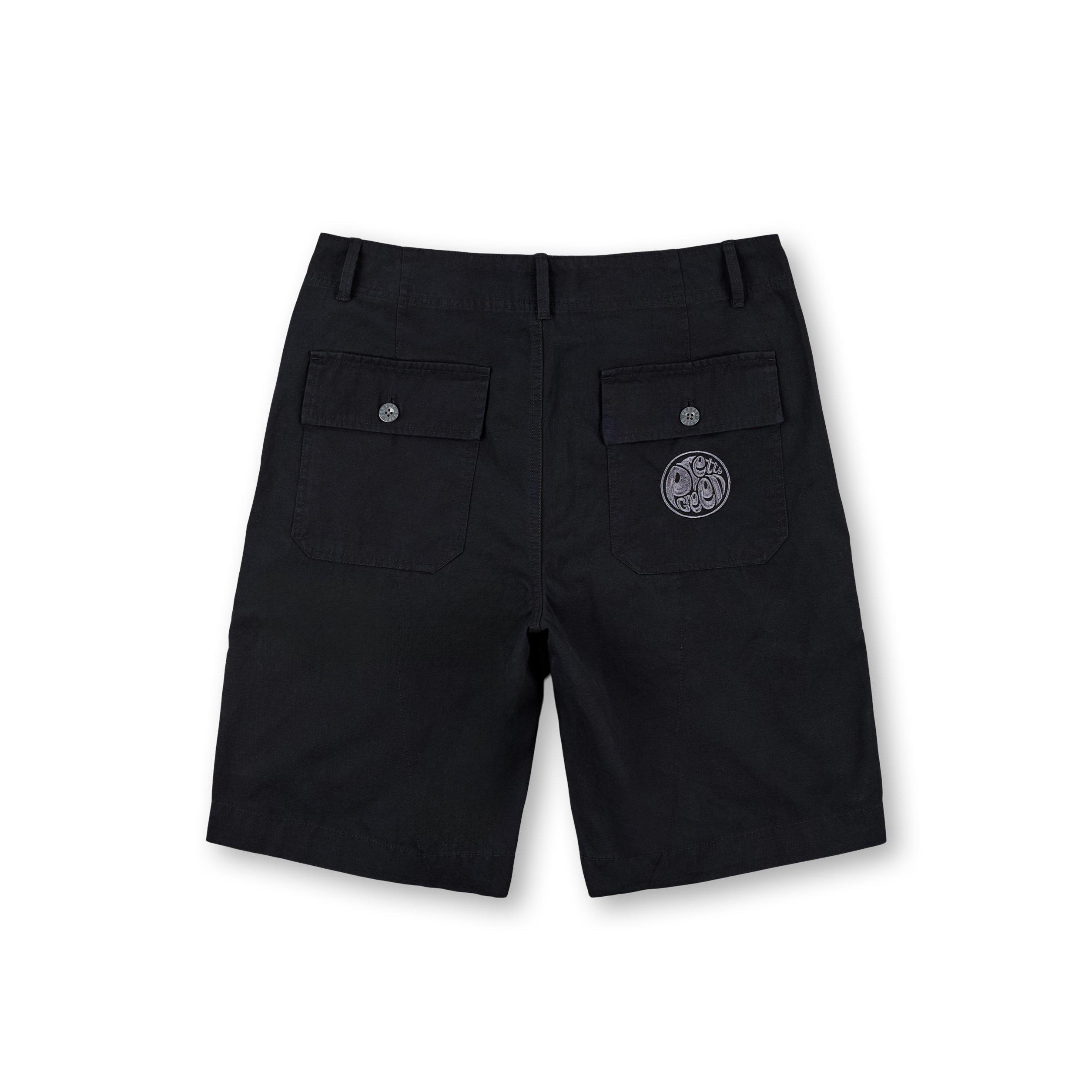 Black - Pretty Green - Men's Brentwood Cargo Shorts - 2