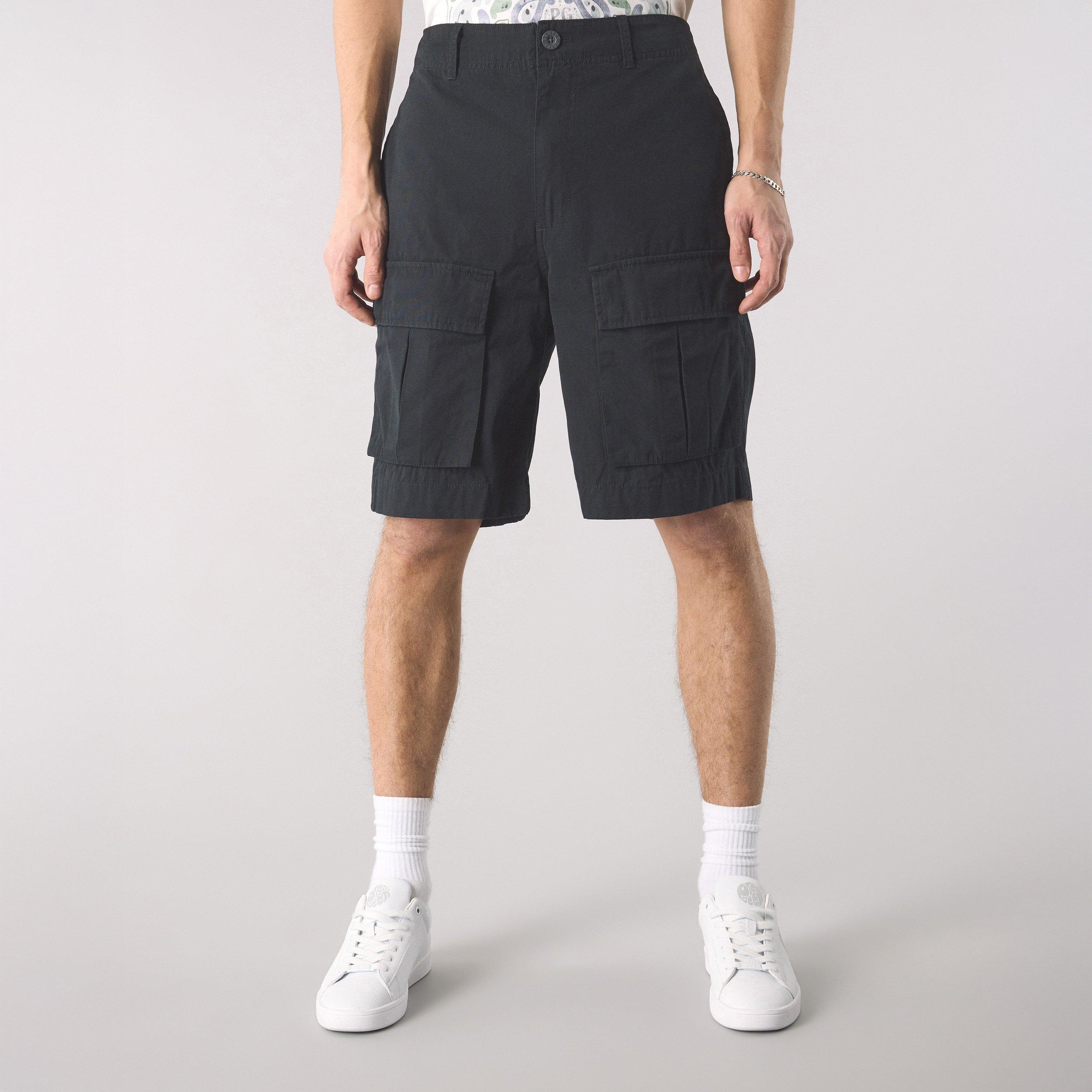 Black - Pretty Green - Men's Brentwood Cargo Shorts - 3