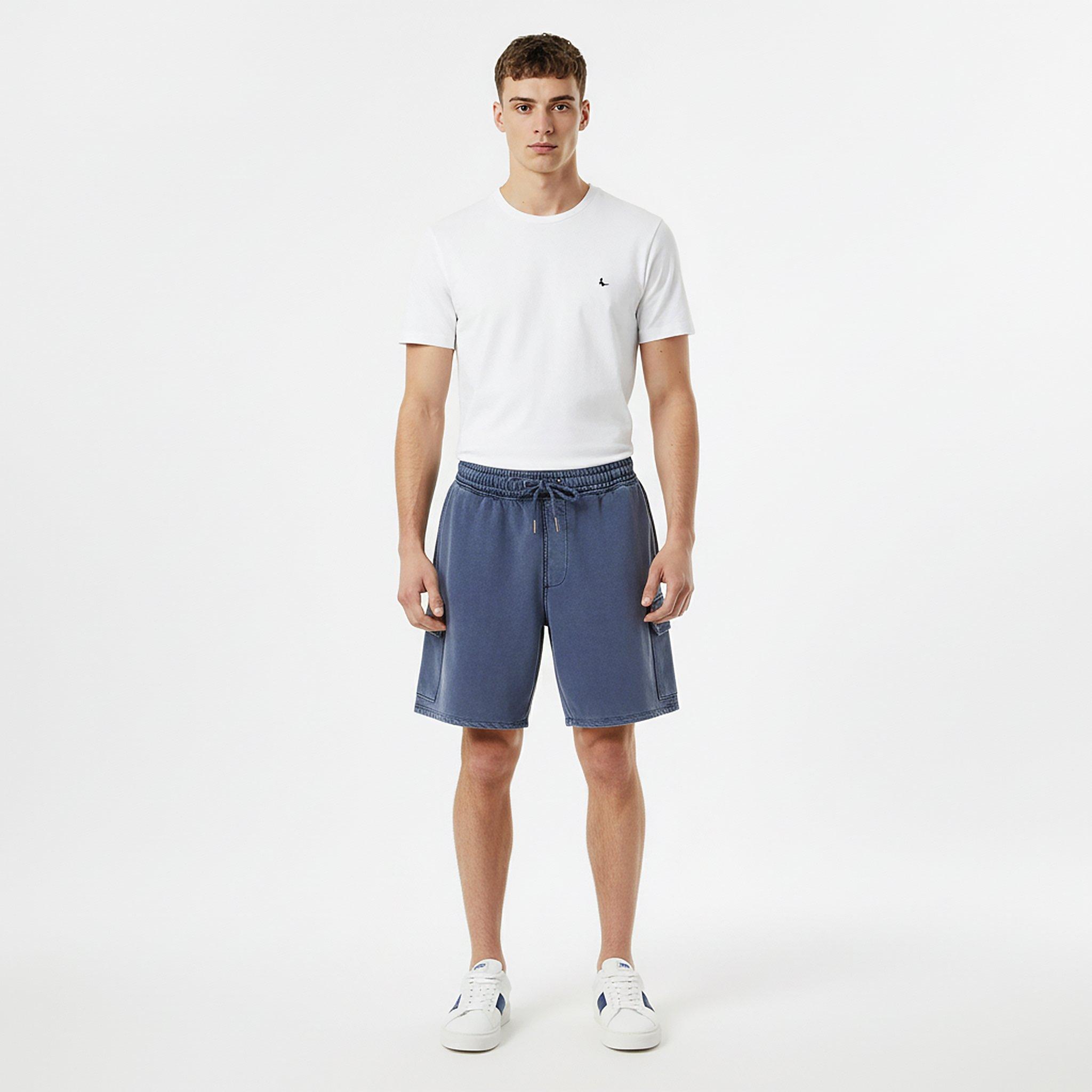 Lyle Q Zip Pulover Sn99 - Jack Wills - Men's Fleece Cargo Jogger Shorts - 5