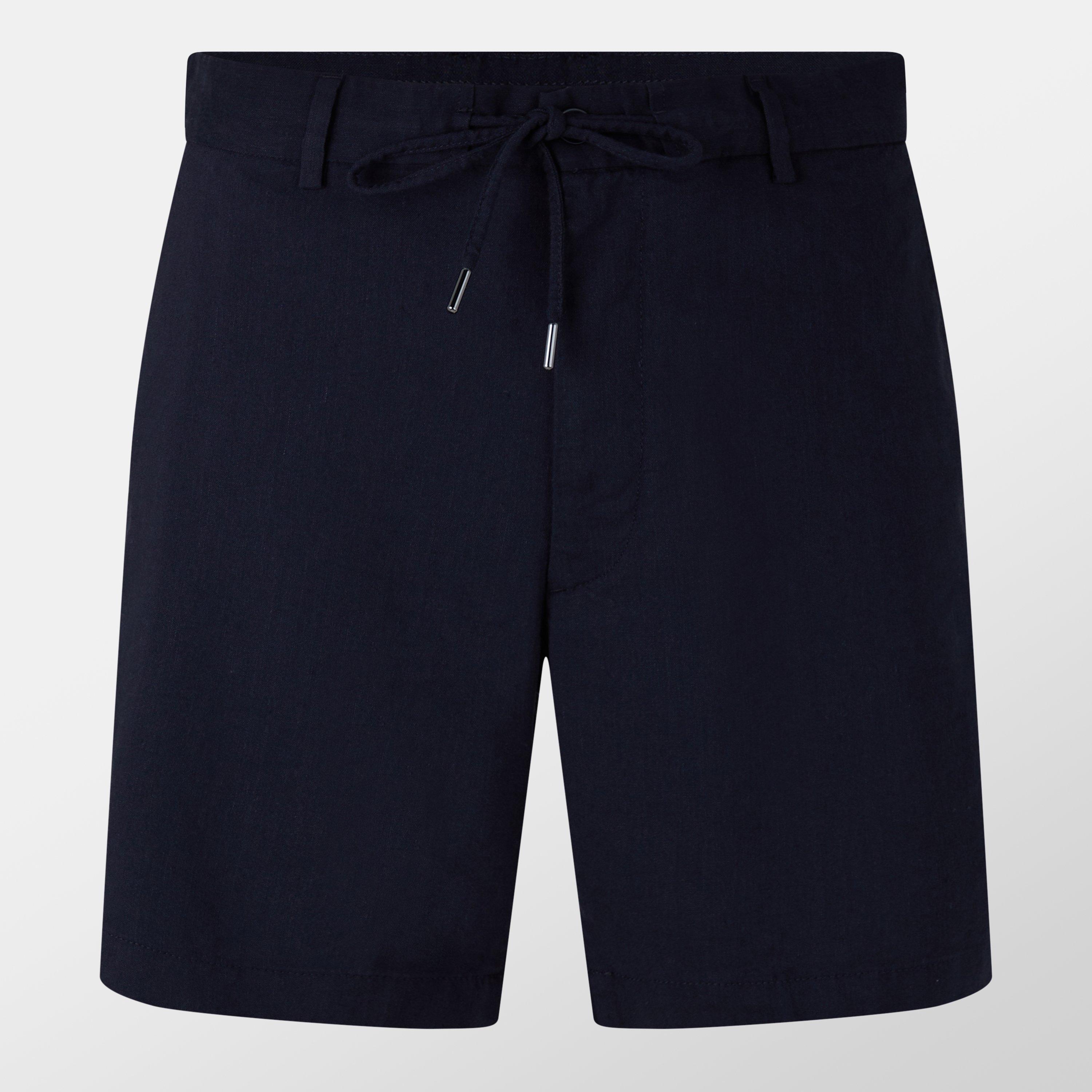 Boss Men's Lightweight Mid Length Chino Shorts - Dark Blue 405 - Medium