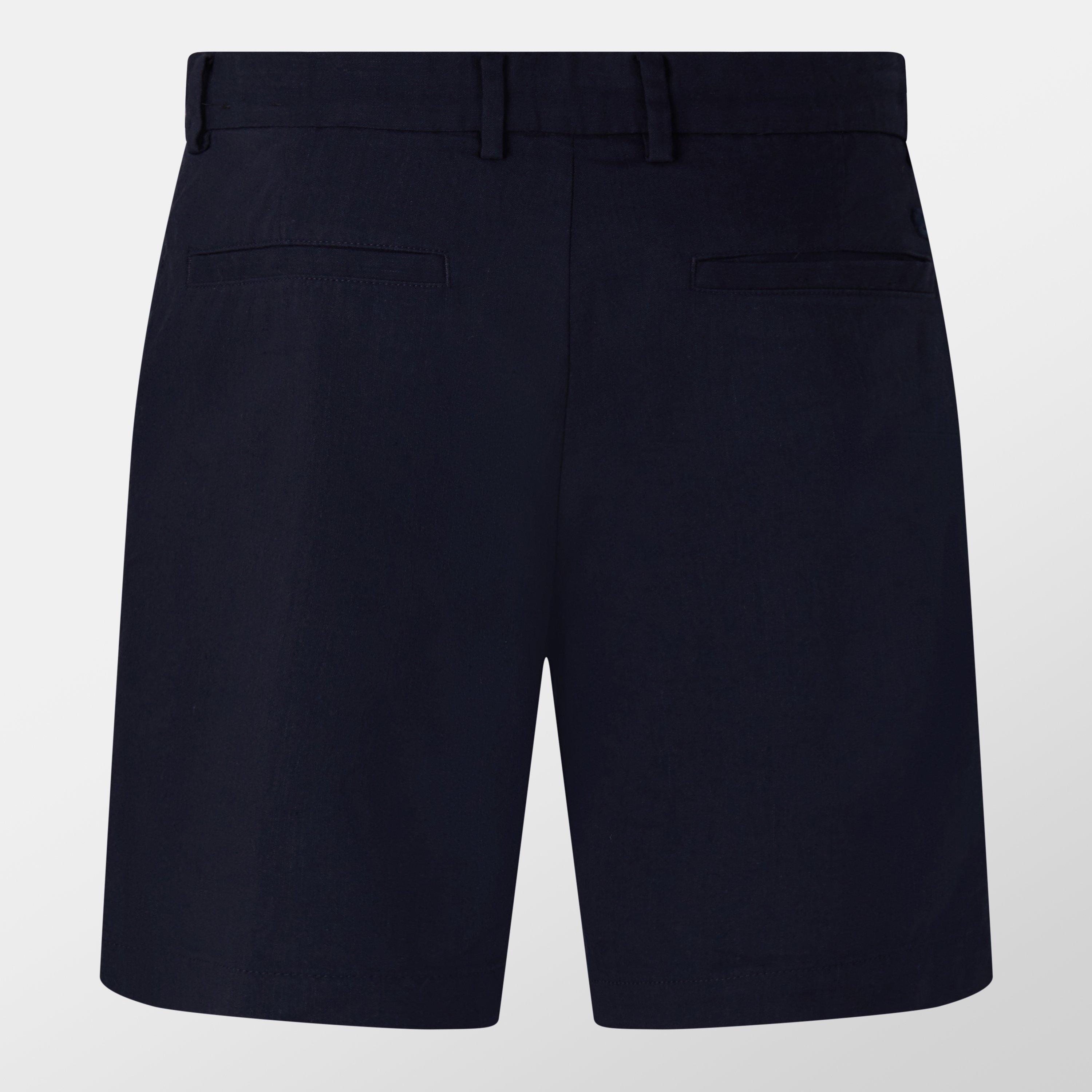 Dark Blue 405 - Boss - Men's Lightweight Mid Length Chino Shorts - 2