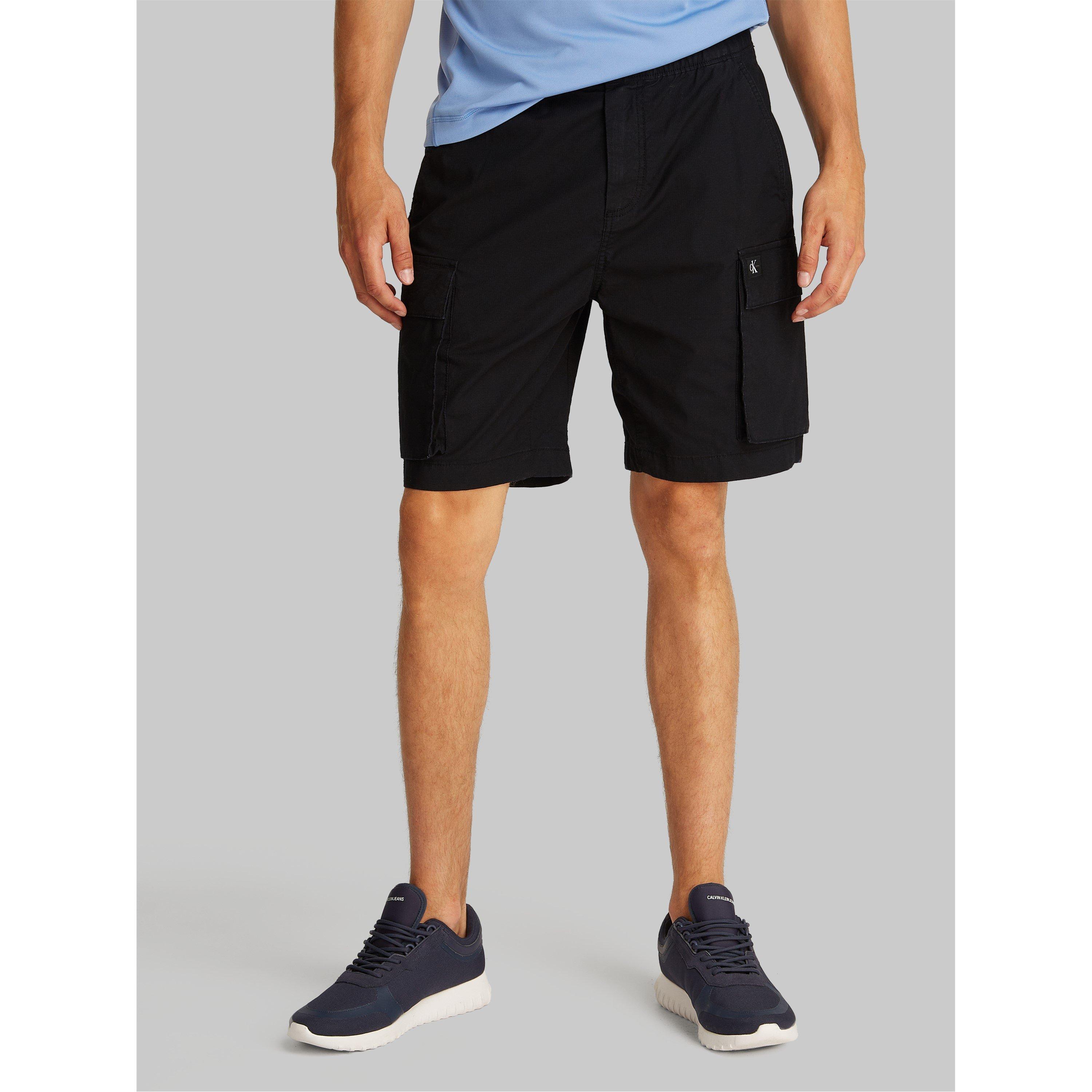 Calvin Klein Jeans Men's Washed Cargo Short - Ck Black - 2XL