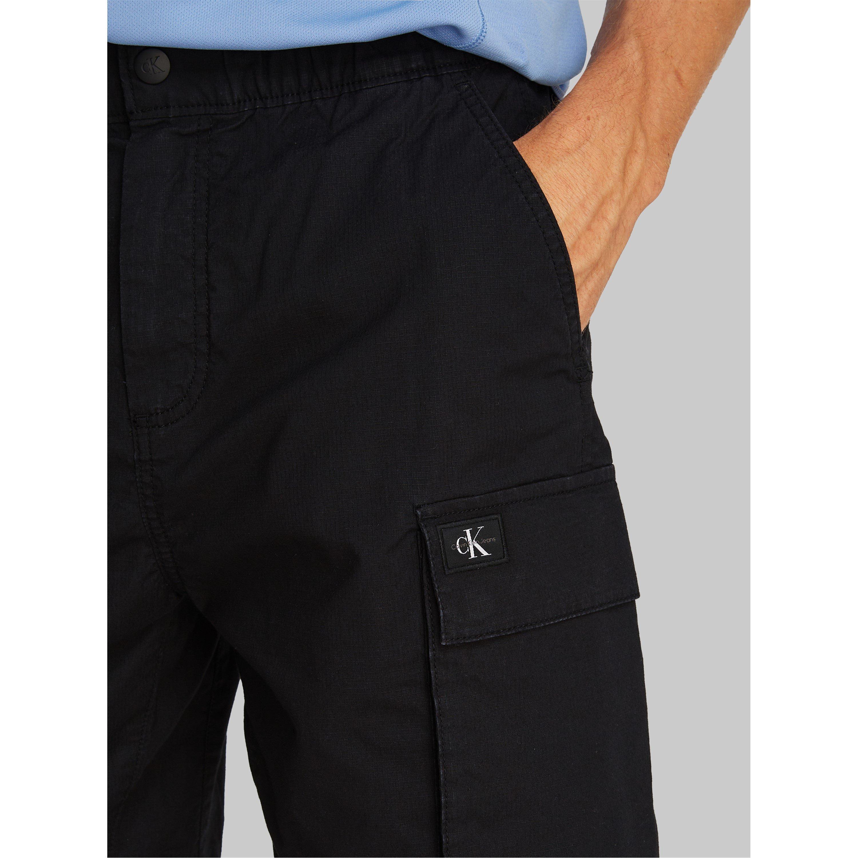 Ck Black - Calvin Klein Jeans - WASHED CARGO SHORT - 4